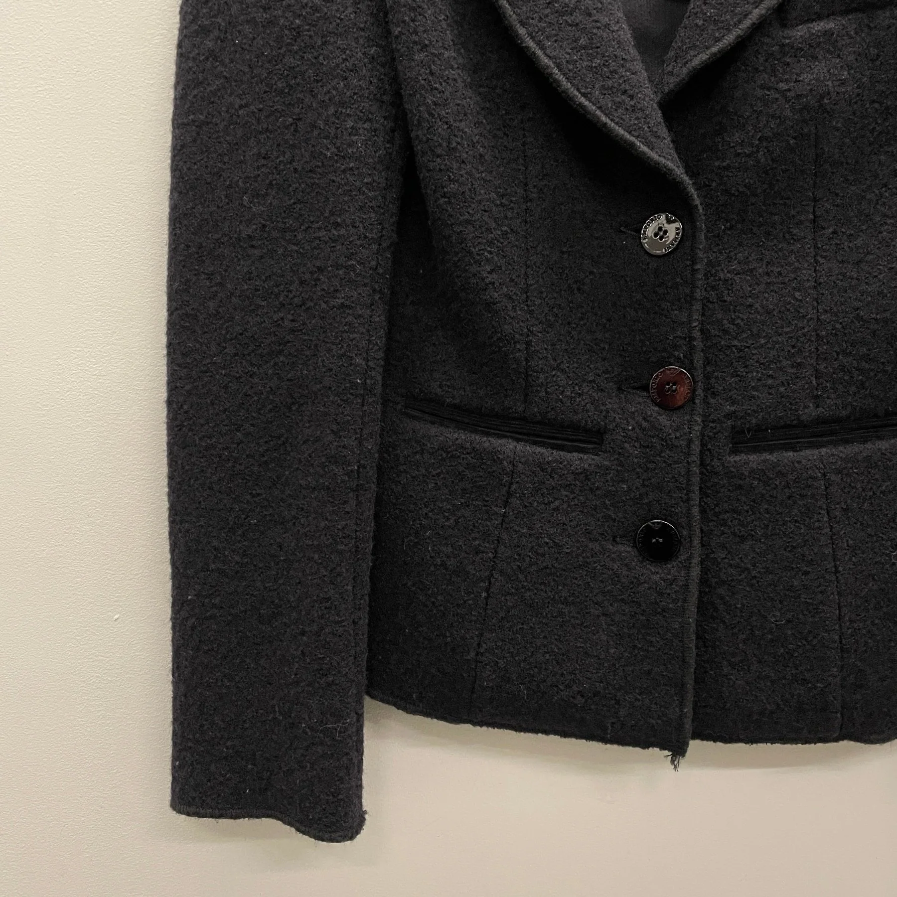 00s Emporio Armani Wool Blazer - Image 4