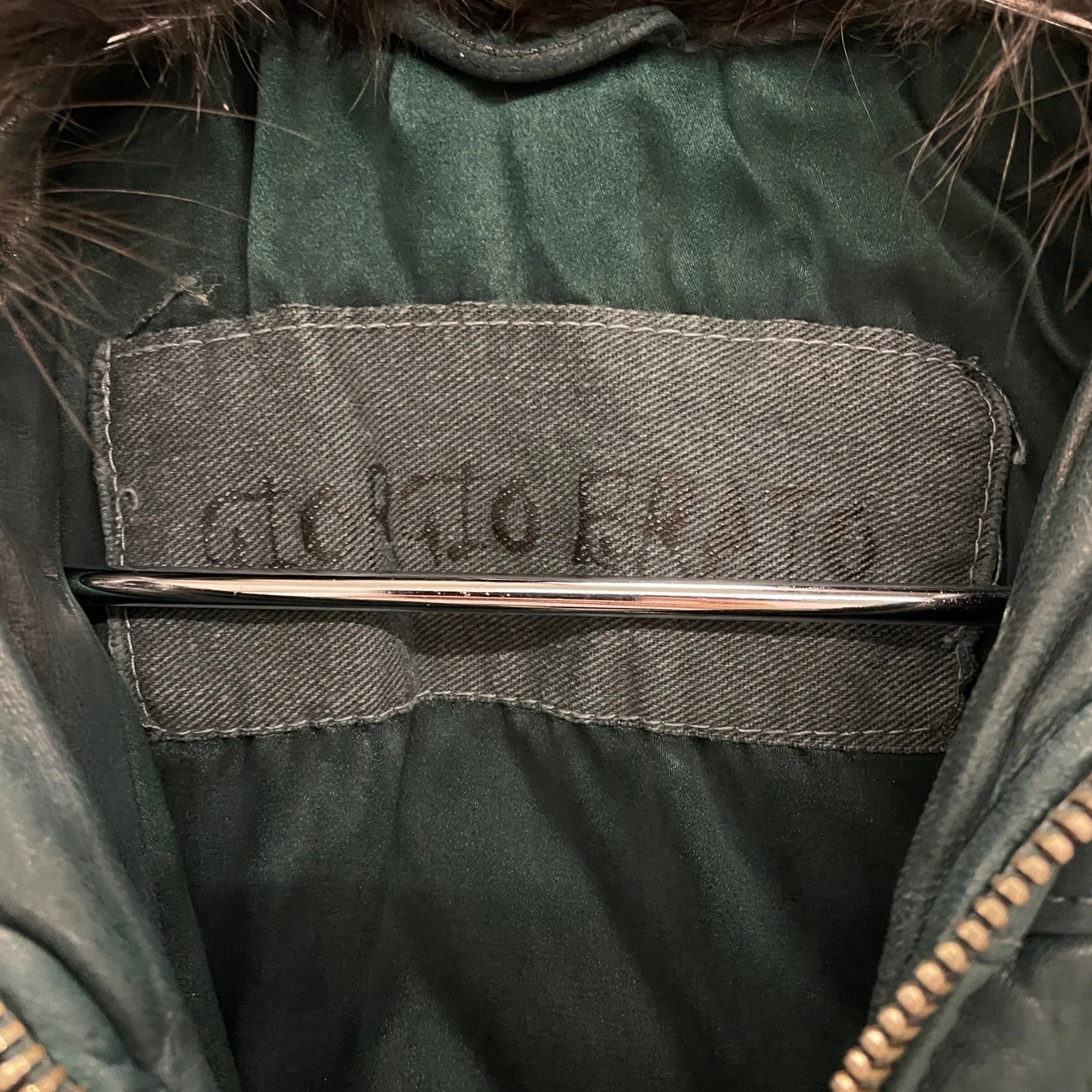 00s Giorgio Brato Cropped Fur Collar Jacket - Image 10