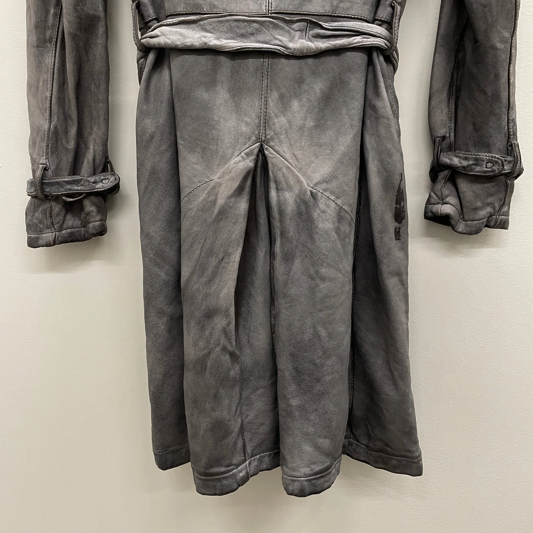 00s Giorgio Brato Fur Collar Sheepskin Coat - Image 11