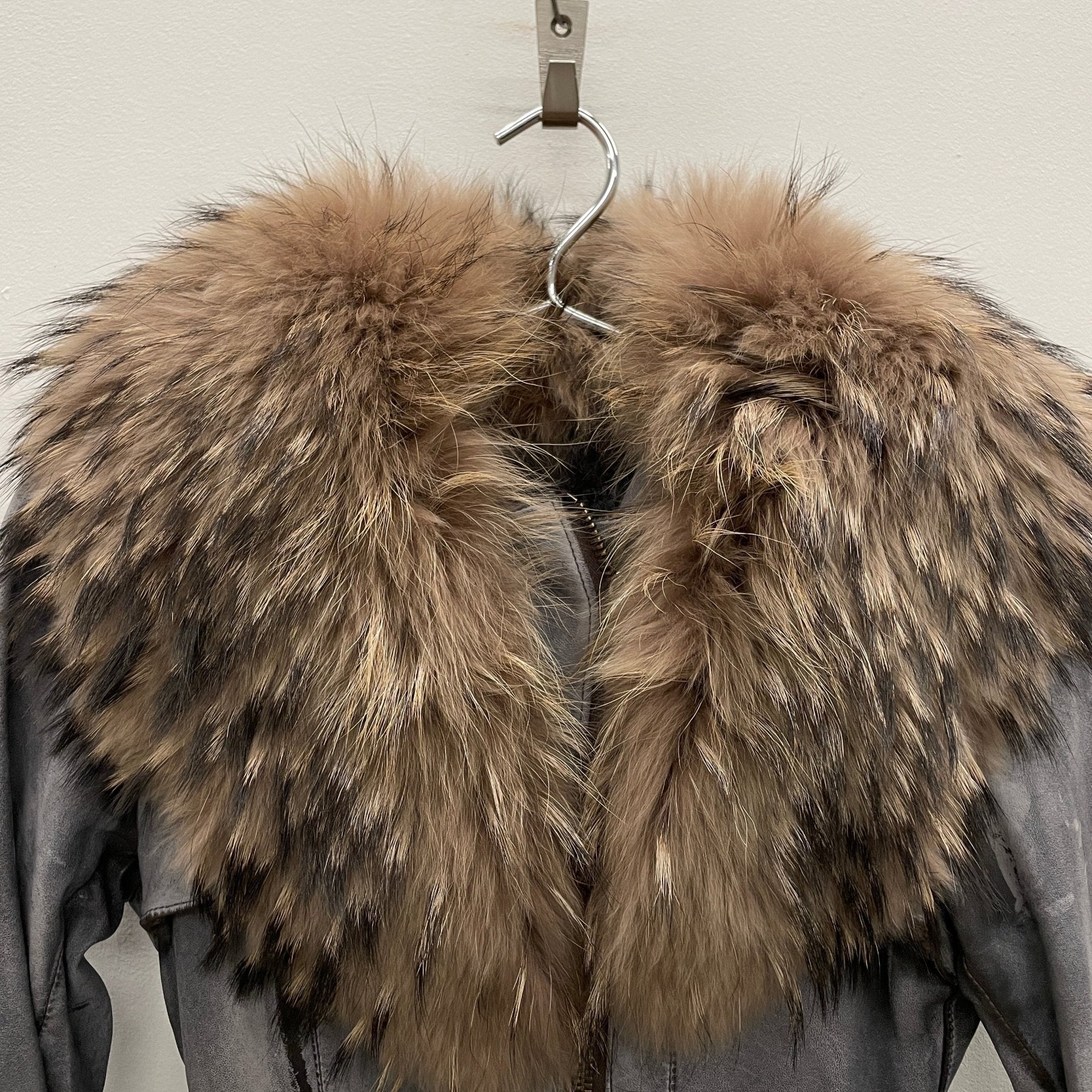 00s Giorgio Brato Fur Collar Sheepskin Coat - Image 3