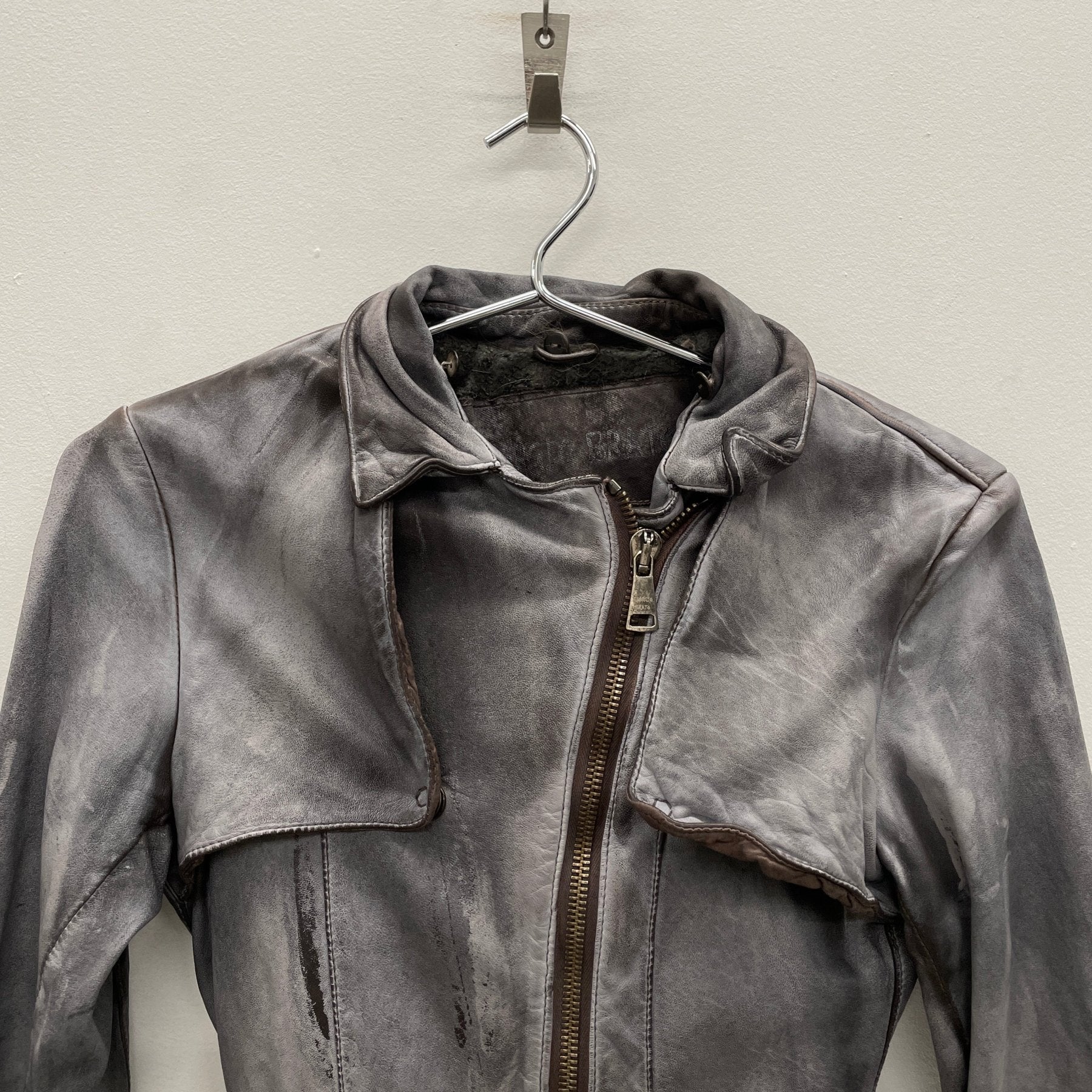 00s Giorgio Brato Fur Collar Sheepskin Coat - Image 4