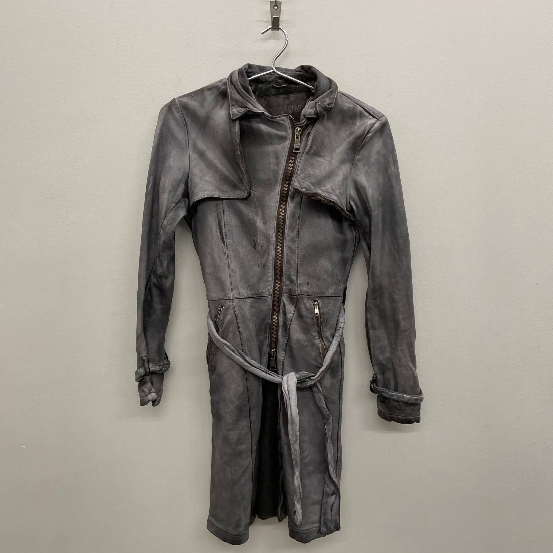 00s Giorgio Brato Fur Collar Sheepskin Coat - Image 6