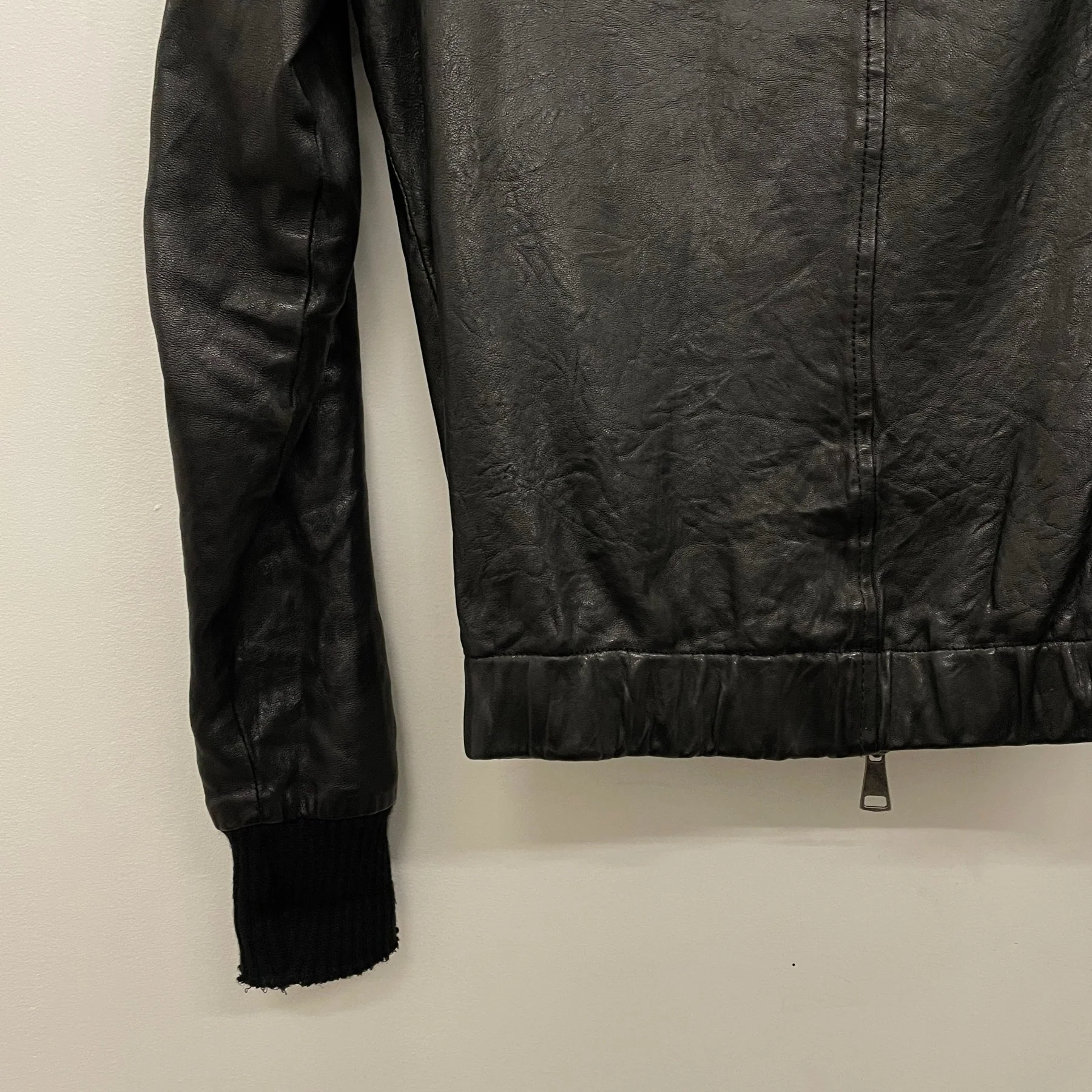 00s Giorgio Brato Leather Cafe Racer - Image 5