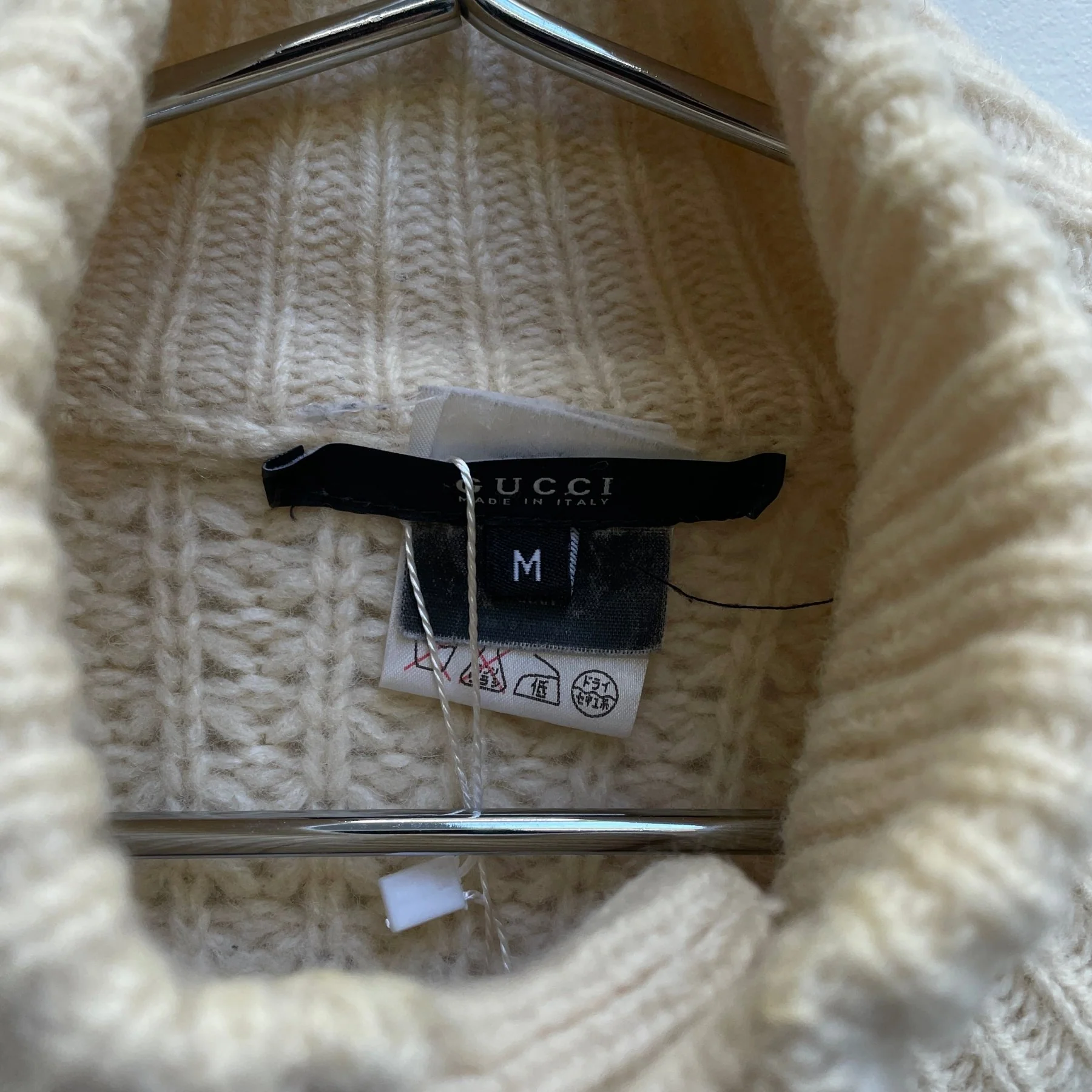 00s Gucci Battalion Wool Ribbed Sweater - Image 8