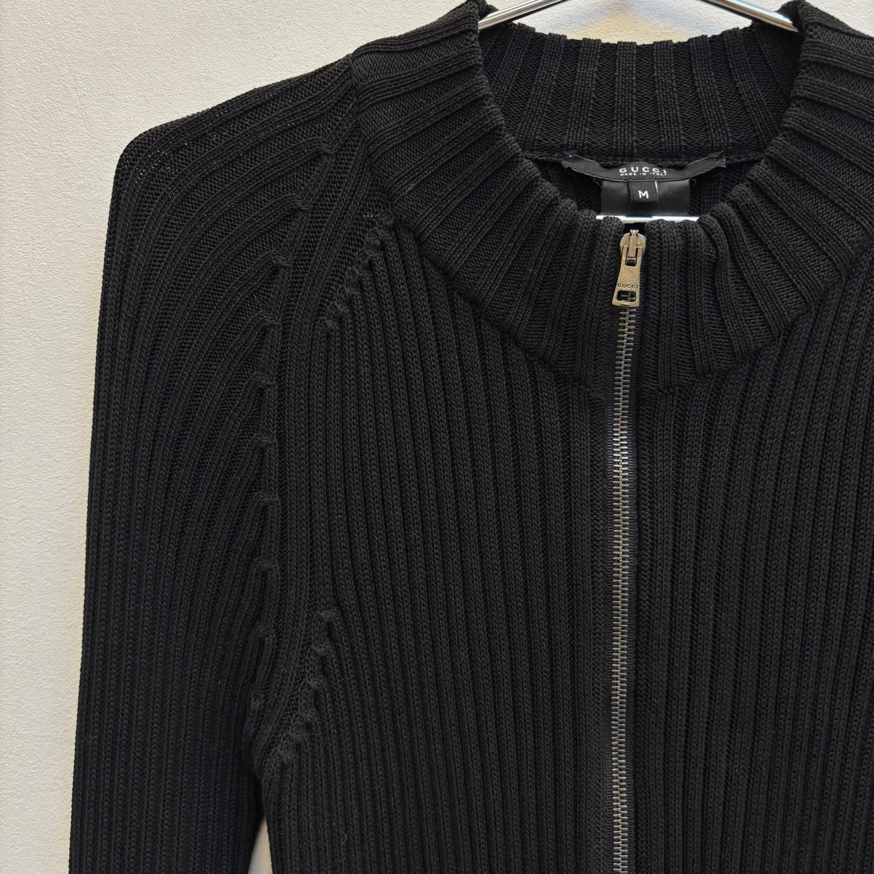 00s Gucci by Tom Ford Double Zip Knit Cardigan - Image 3