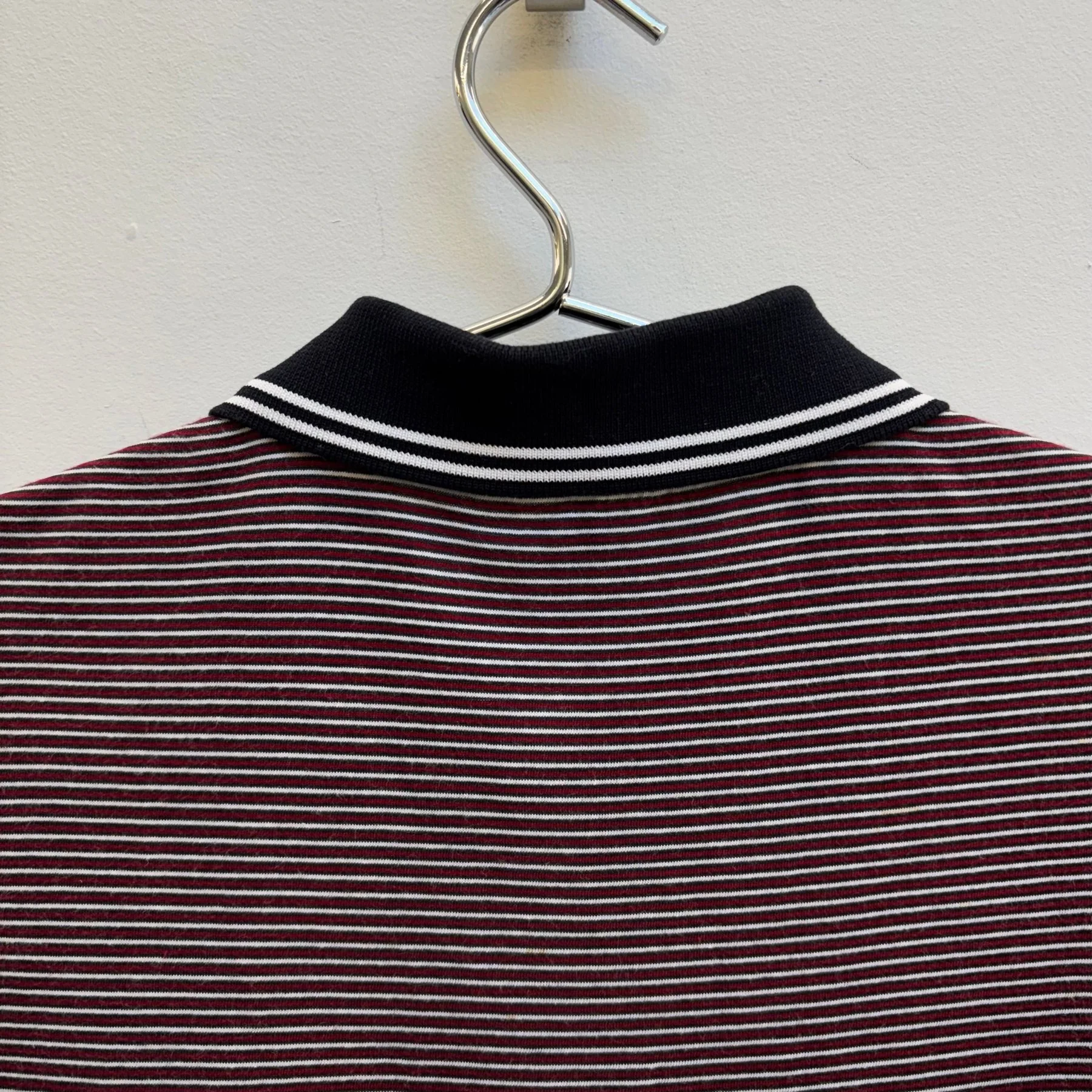 FW10 Gucci By Frida Giannini Striped Polo T-Shirt - Image 6