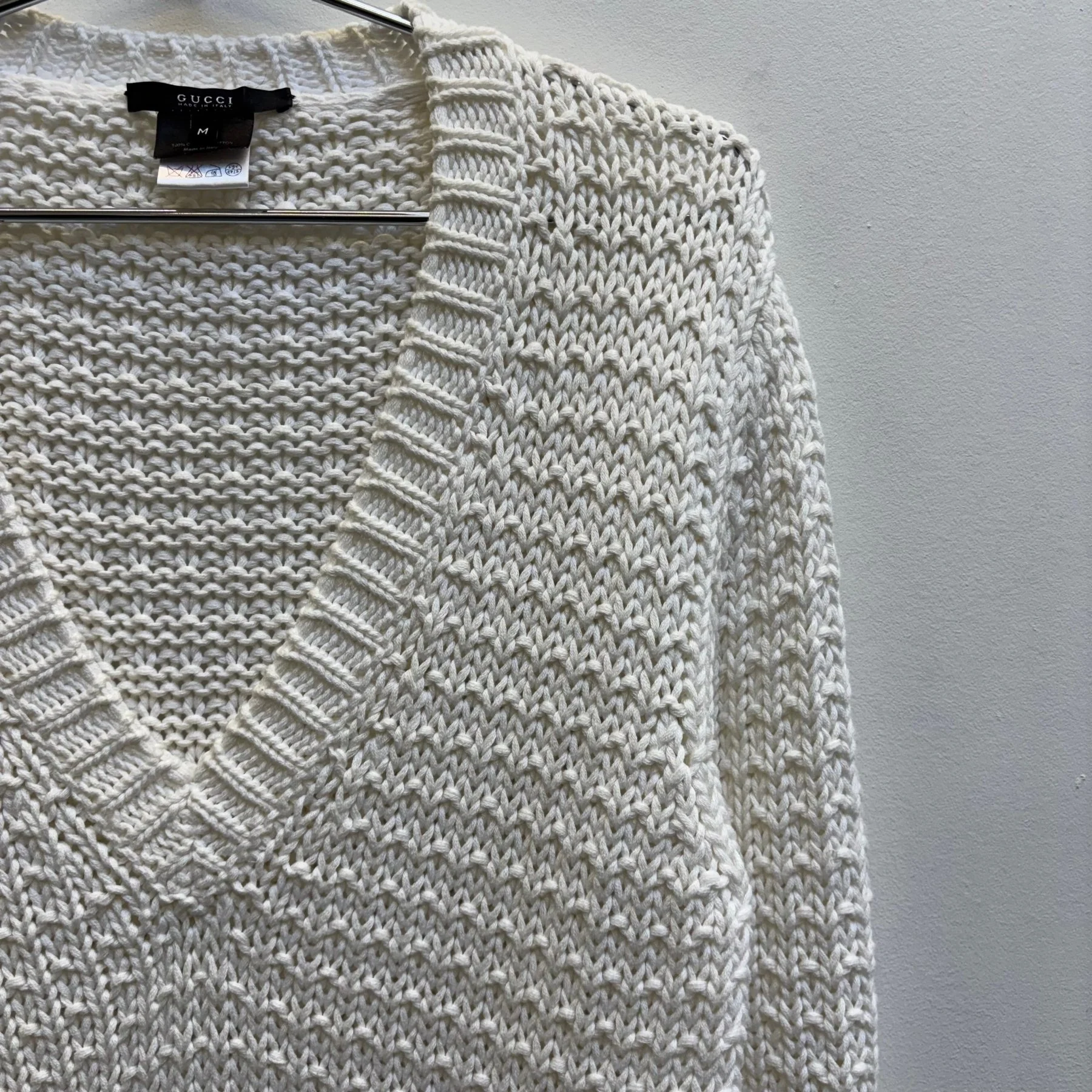 00s Gucci Knit V-Neck Sweater - Image 3