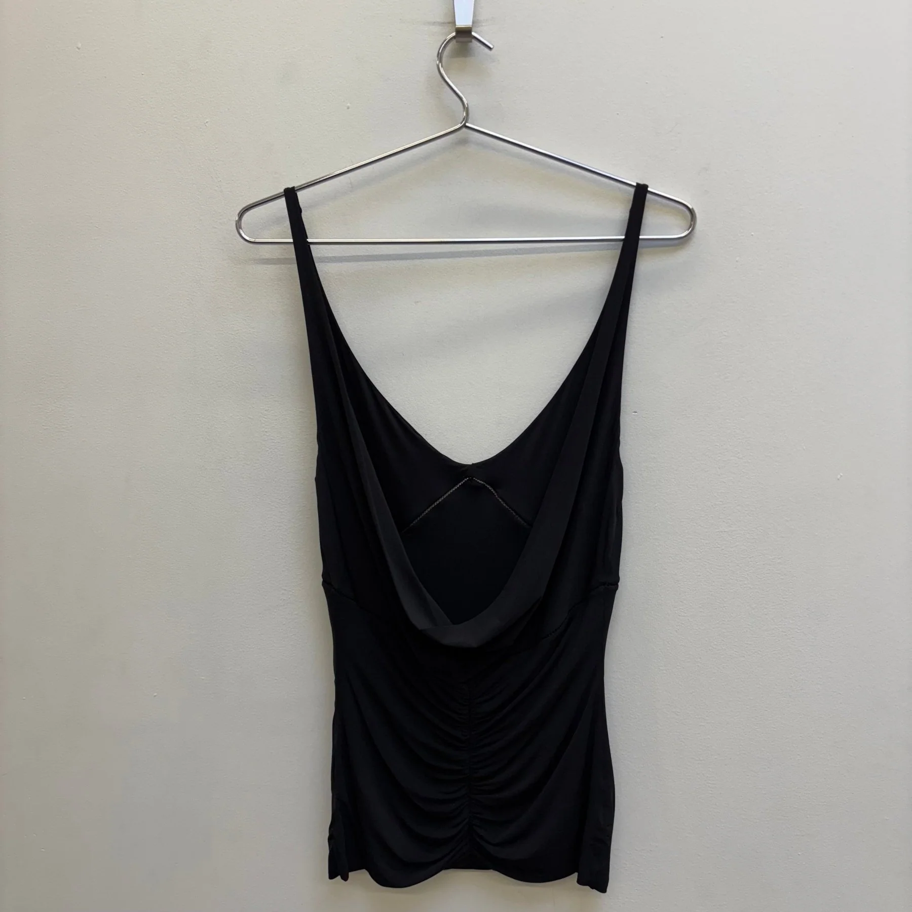 00s Gucci Ruched Draped Back Tank Top - Image 2