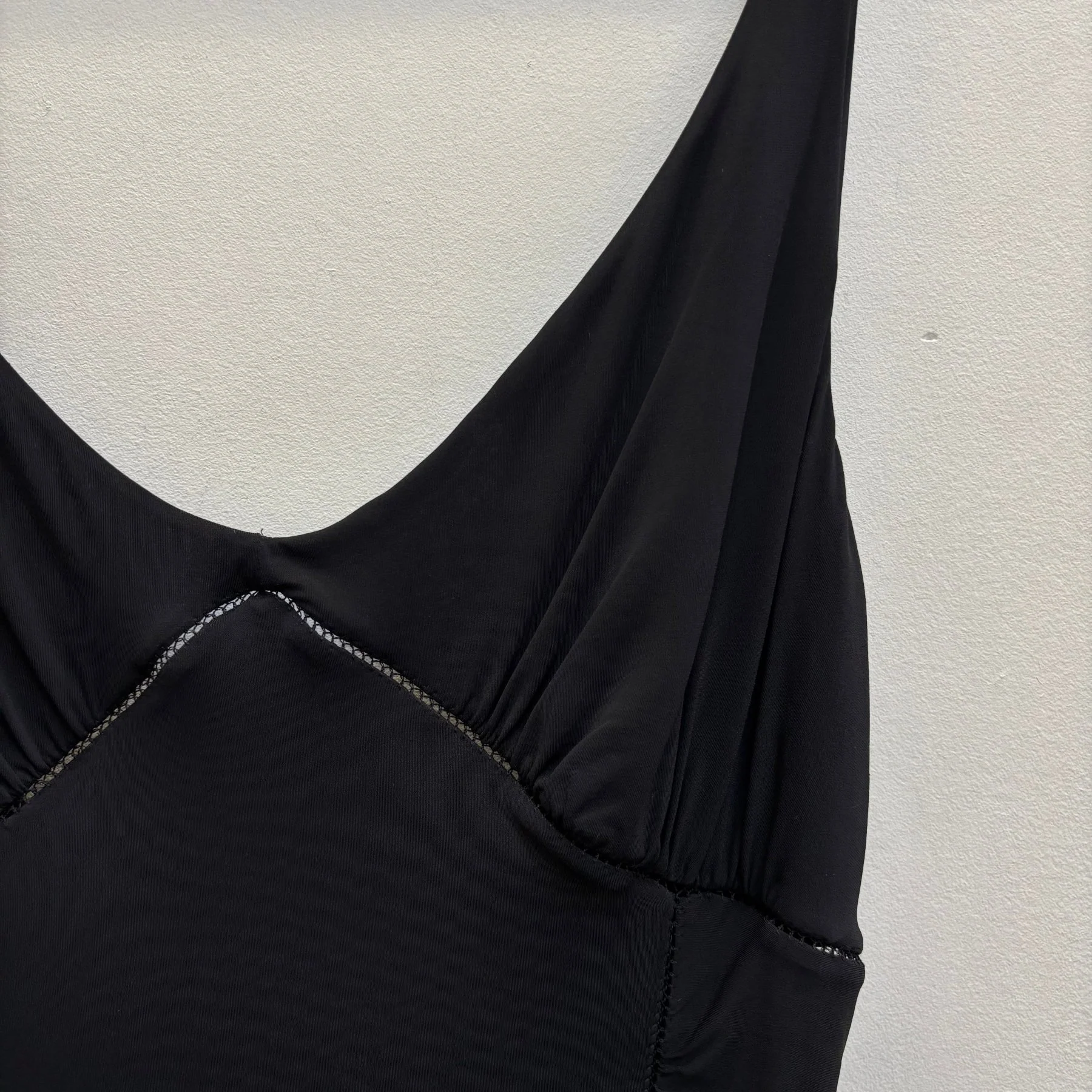 00s Gucci Ruched Draped Back Tank Top - Image 3
