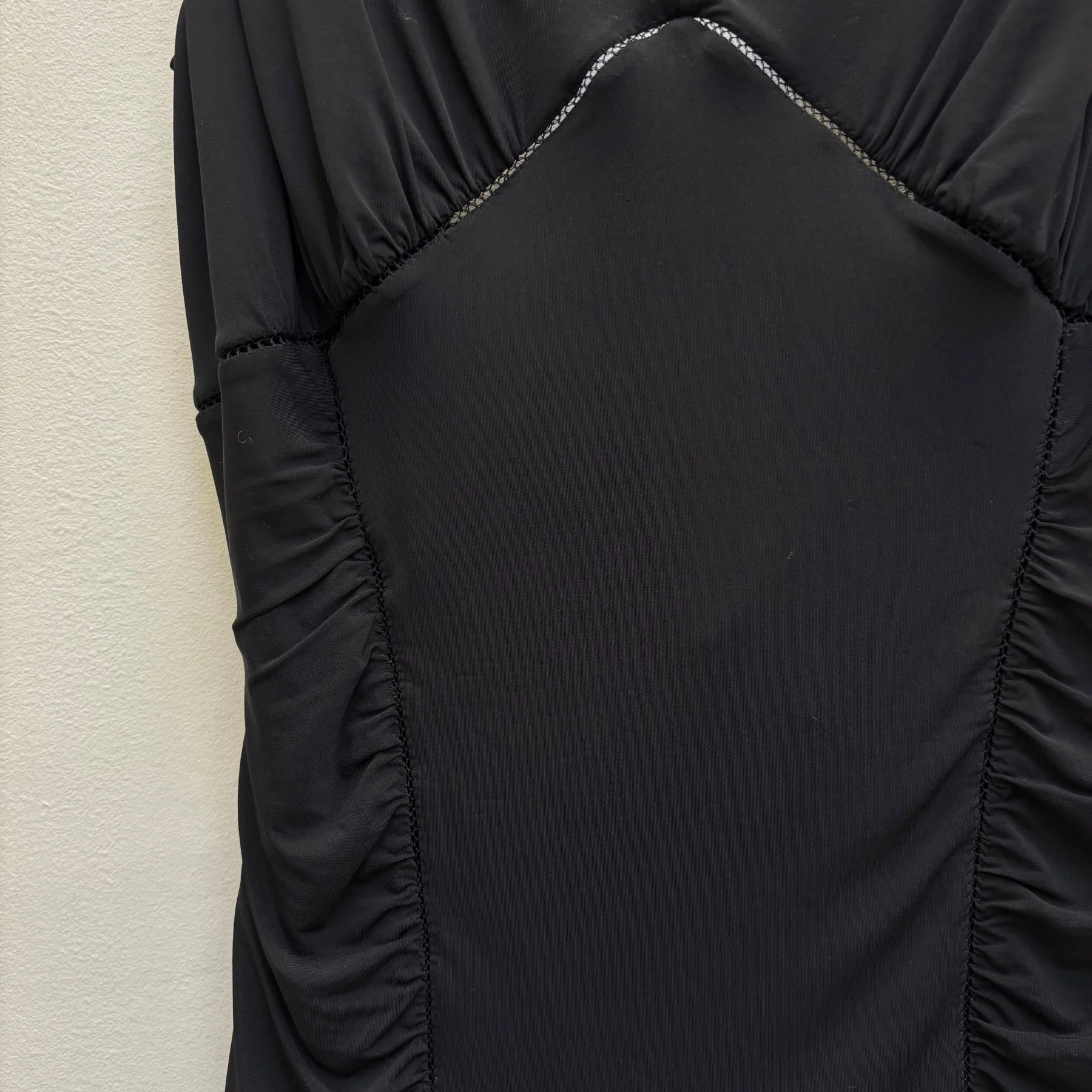 00s Gucci Ruched Draped Back Tank Top - Image 4