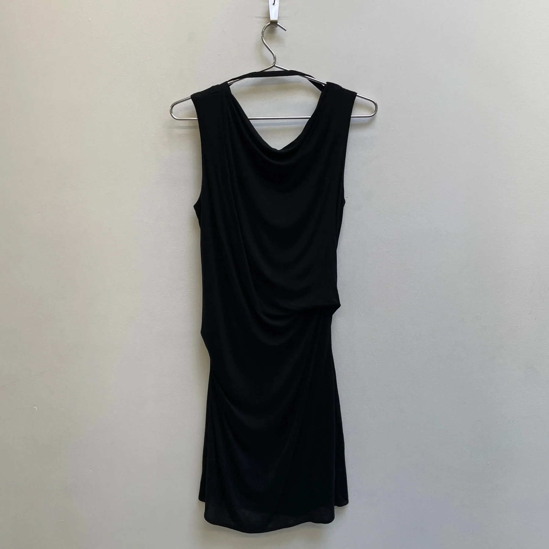 00s Helmut Lang (Lang Era) Draped Neckline Dress - Image 2