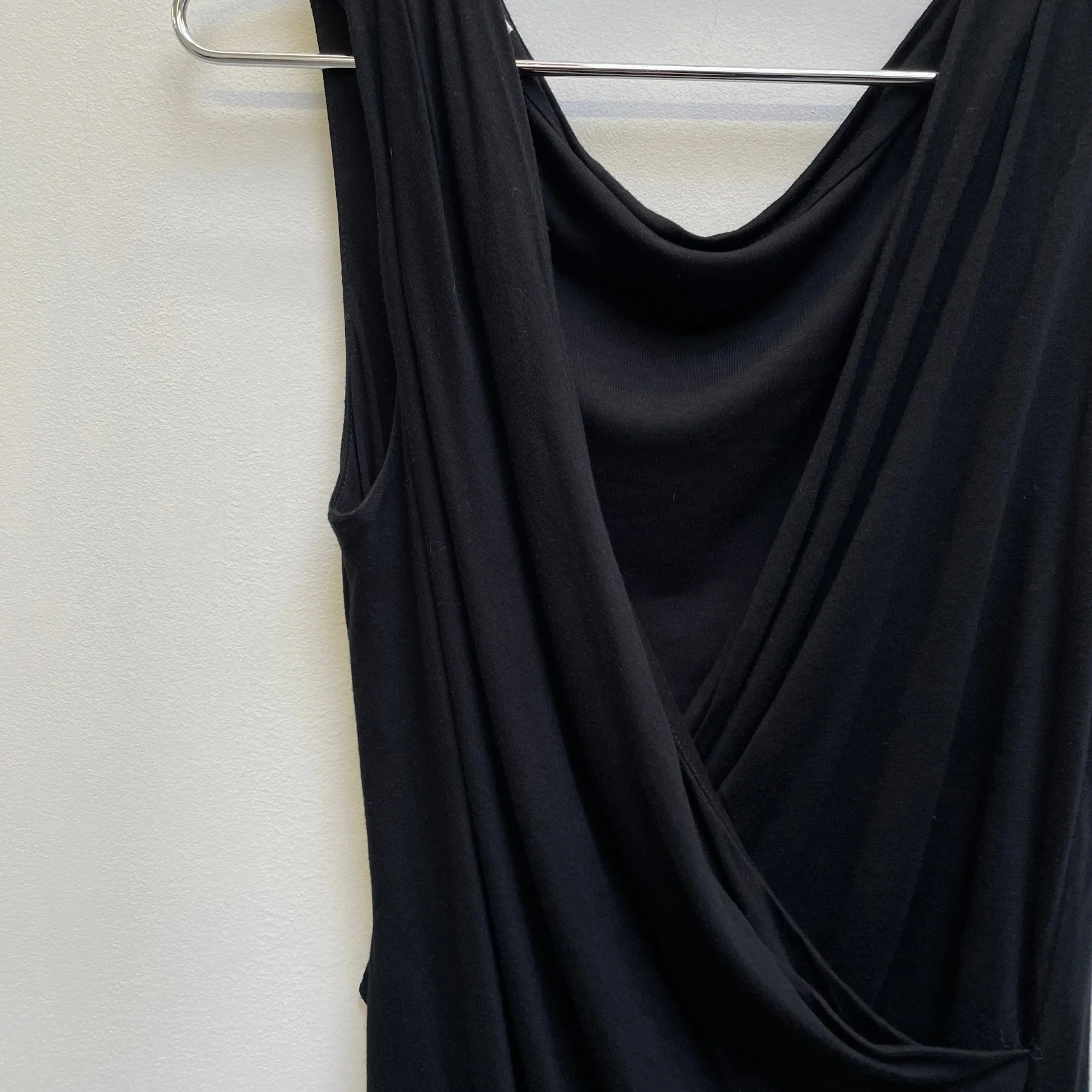 00s Helmut Lang (Lang Era) Draped Neckline Dress - Image 4