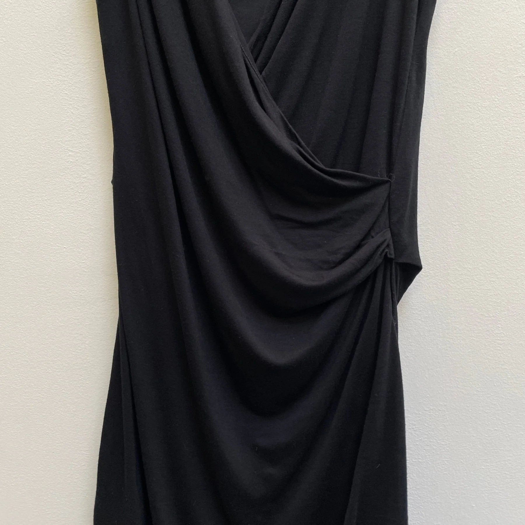 00s Helmut Lang (Lang Era) Draped Neckline Dress - Image 5