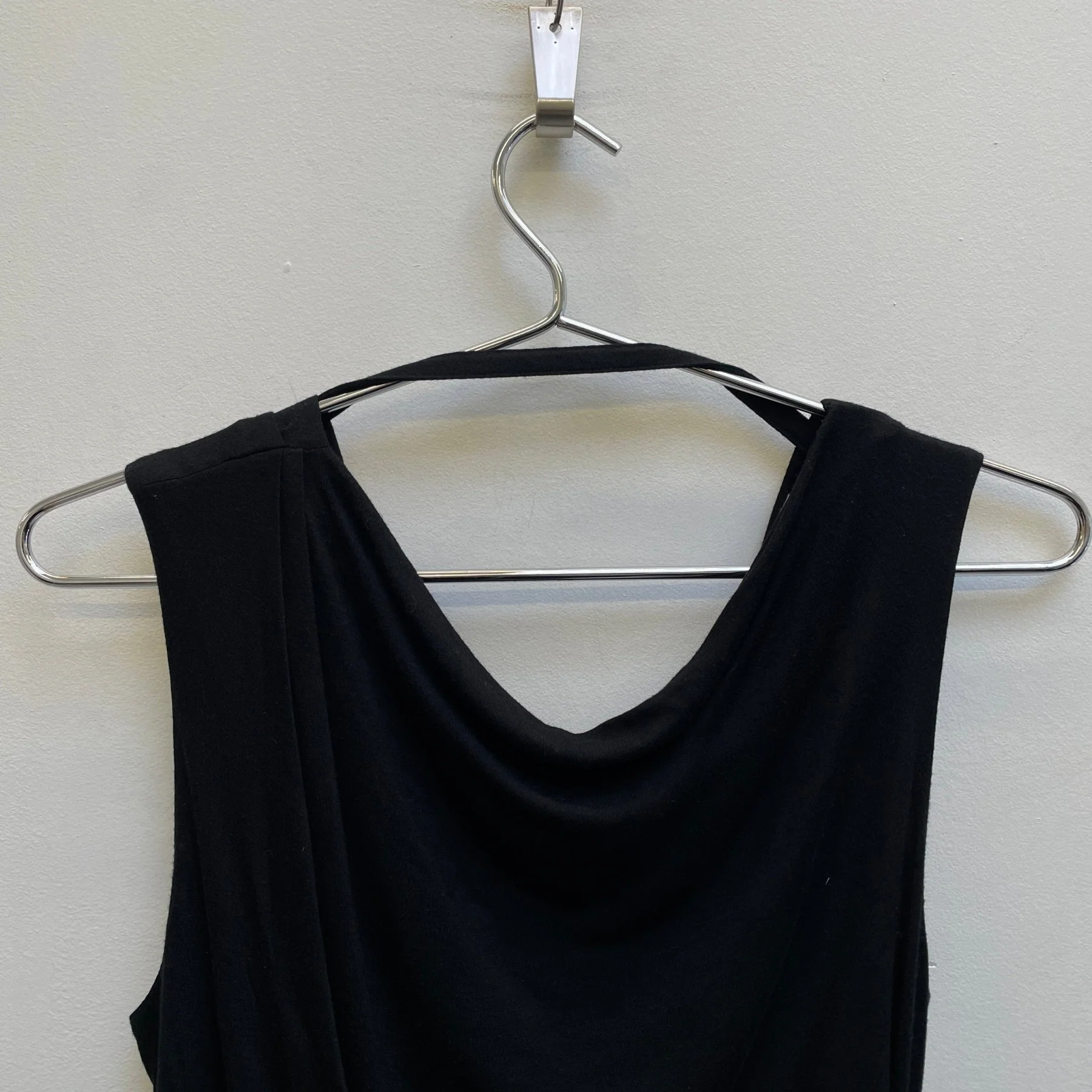00s Helmut Lang (Lang Era) Draped Neckline Dress - Image 6