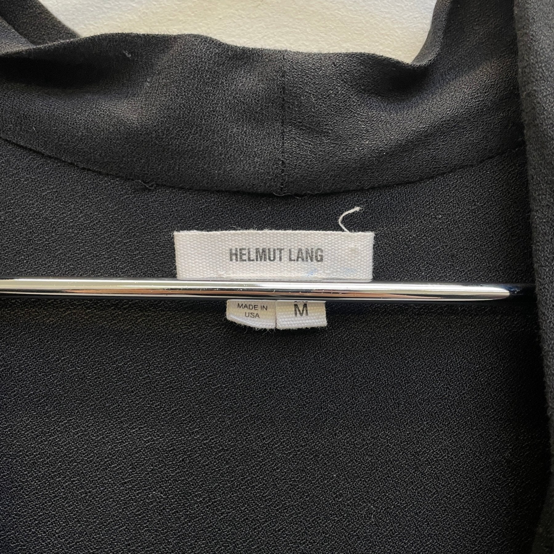 00s Helmut Lang (Lang Era) Leather Belt Blouse - Image 8