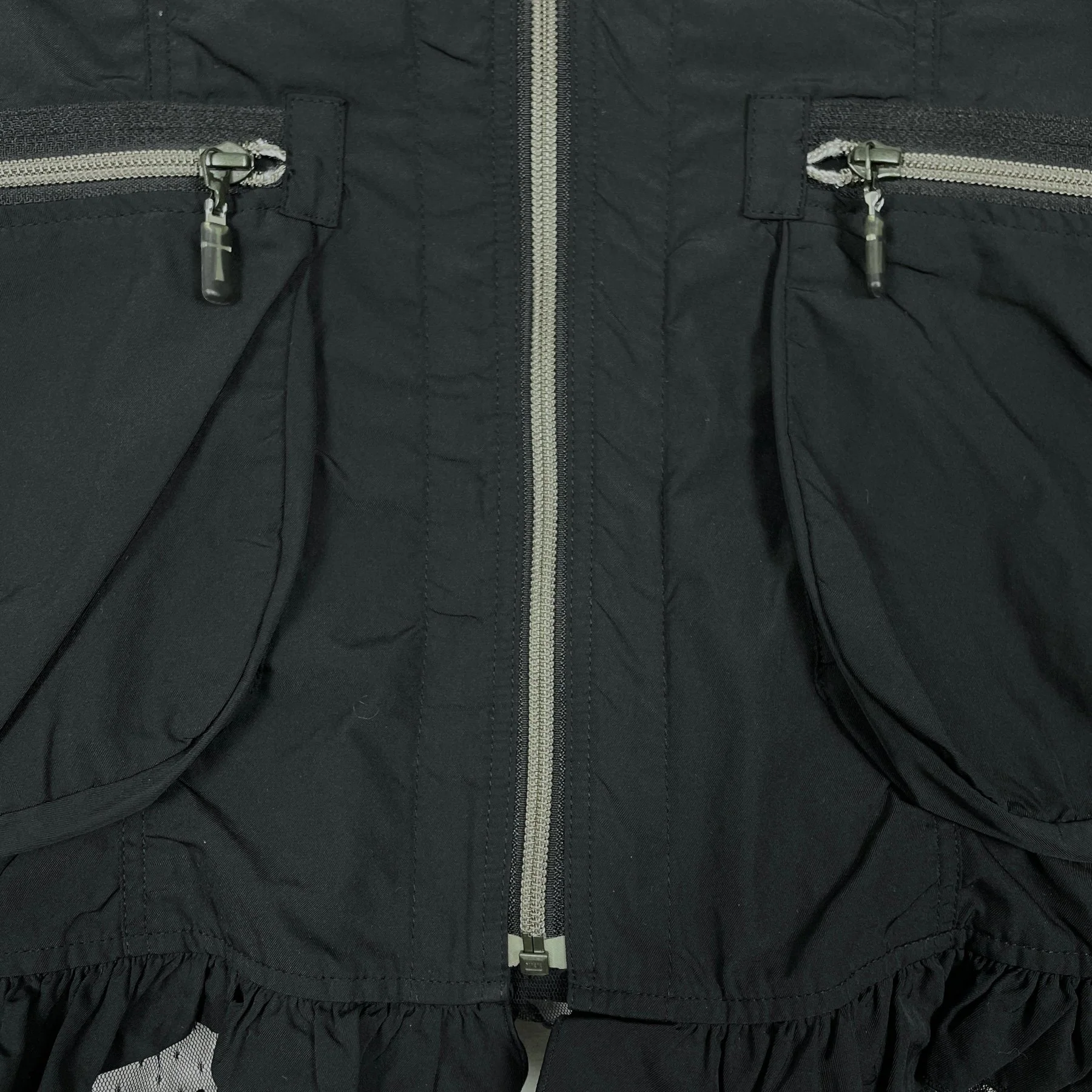 00s Hysteric Glamour Frill Trim Bomber Jacket - Image 4