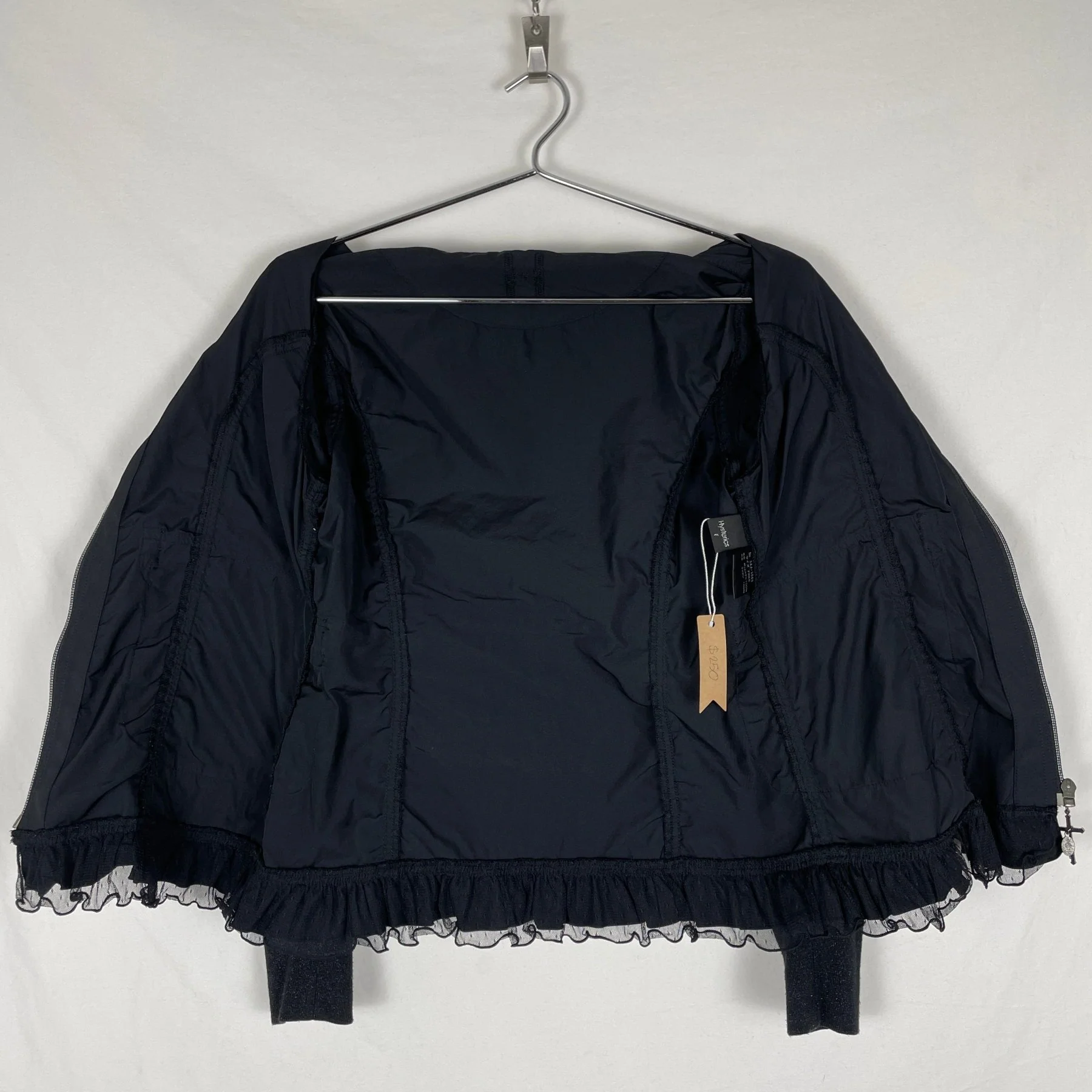 00s Hysteric Glamour Frill Trim Bomber Jacket - Image 7