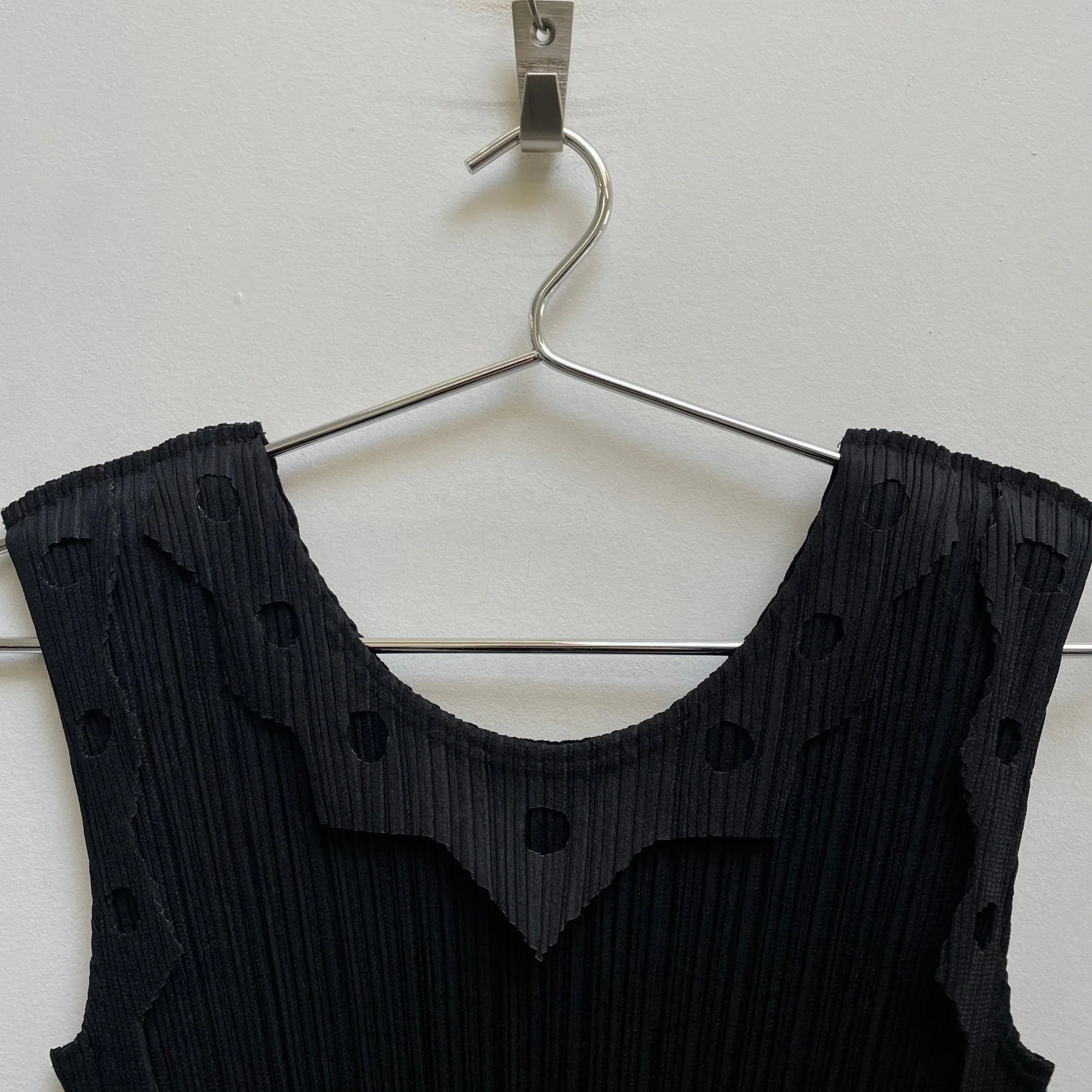 00s Issey Miyake Pleats Please Layered Design Tank Top - Image 3