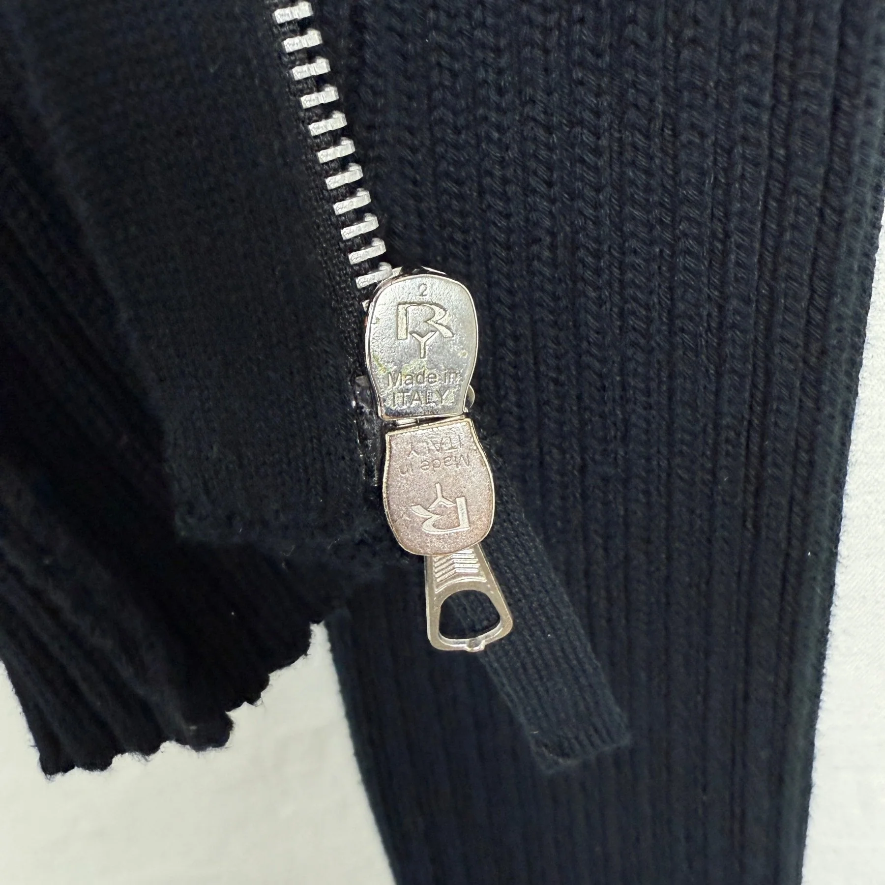 00s Jean Paul Gaultier Asymetric Zip Up Sweater - Image 10