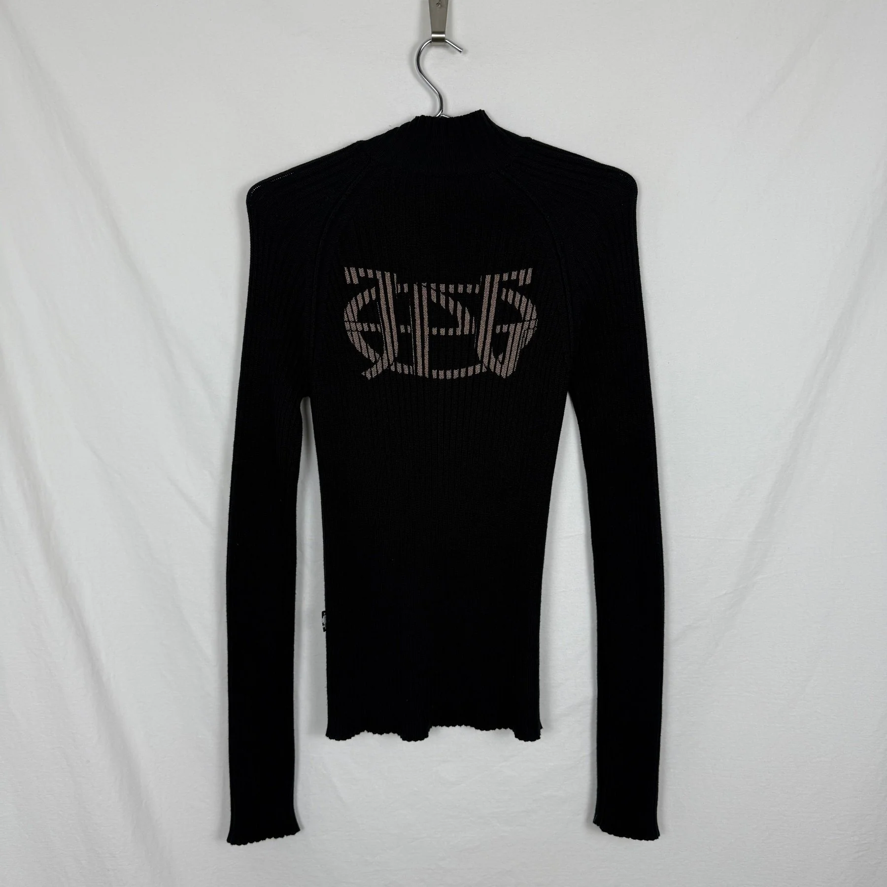 00s Jean Paul Gaultier Asymetric Zip Up Sweater - Image 2