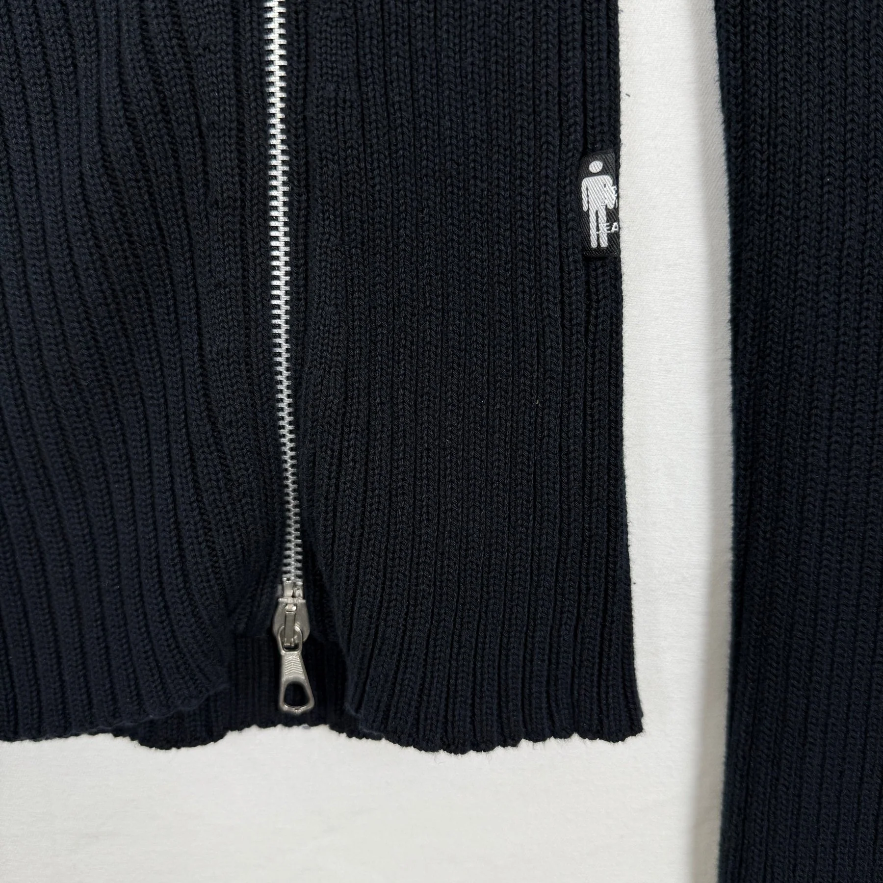 00s Jean Paul Gaultier Asymetric Zip Up Sweater - Image 5