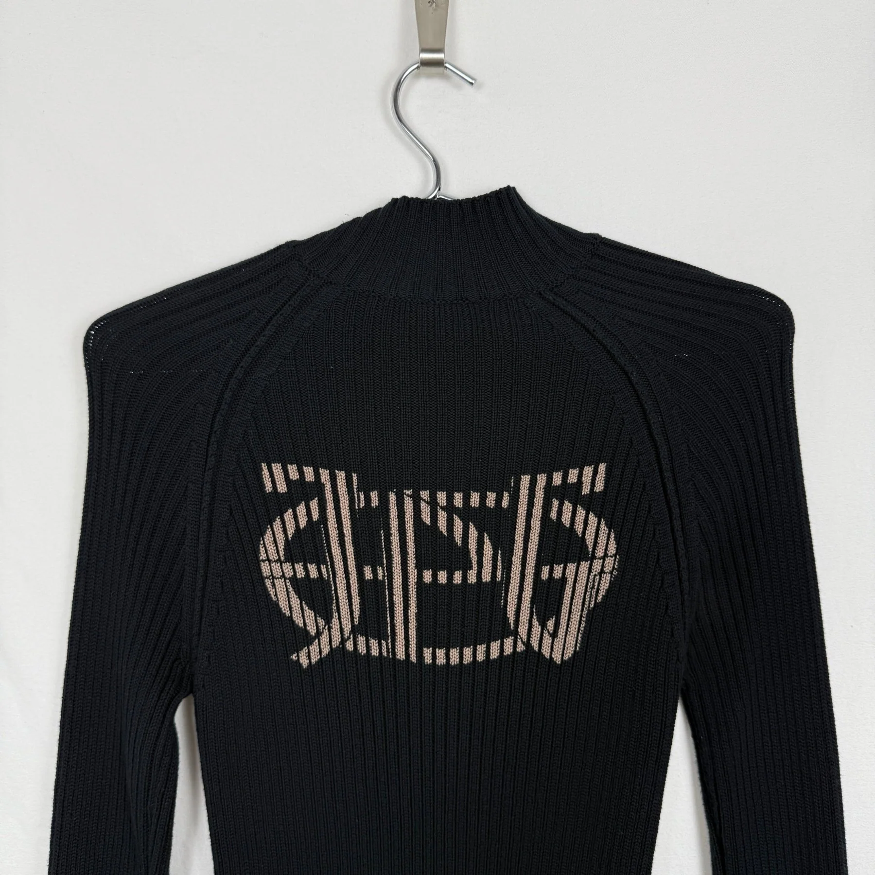 00s Jean Paul Gaultier Asymetric Zip Up Sweater - Image 6
