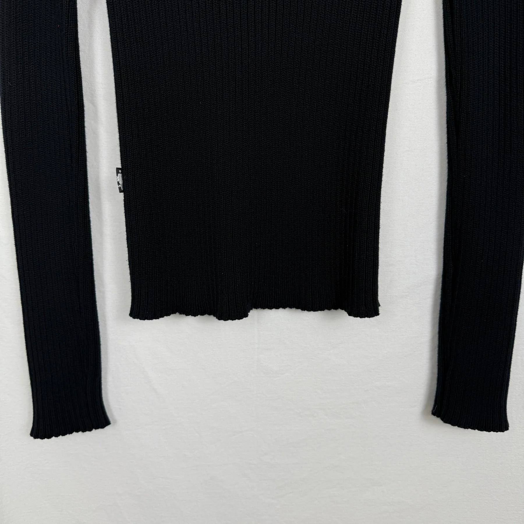00s Jean Paul Gaultier Asymetric Zip Up Sweater - Image 7