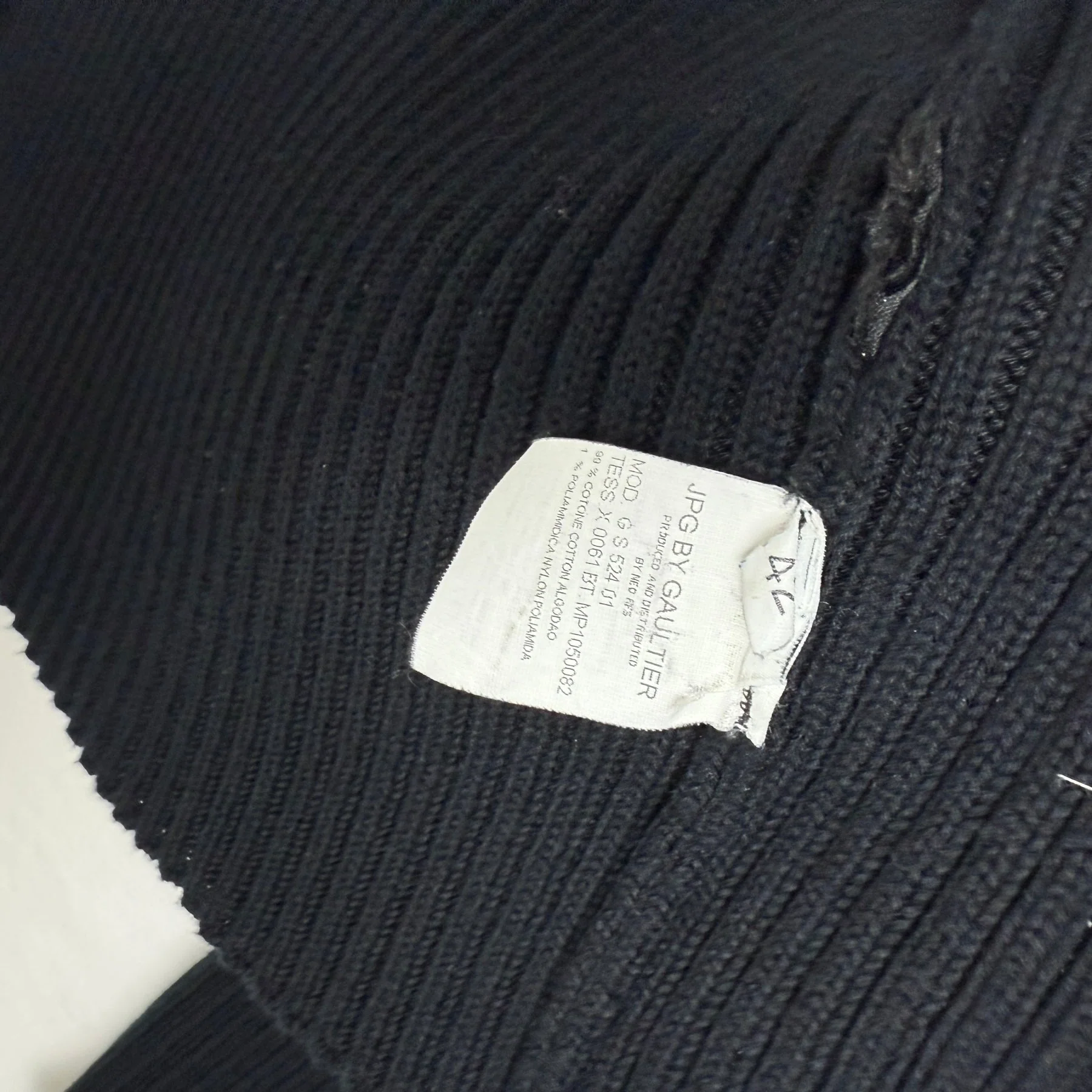 00s Jean Paul Gaultier Asymetric Zip Up Sweater - Image 9