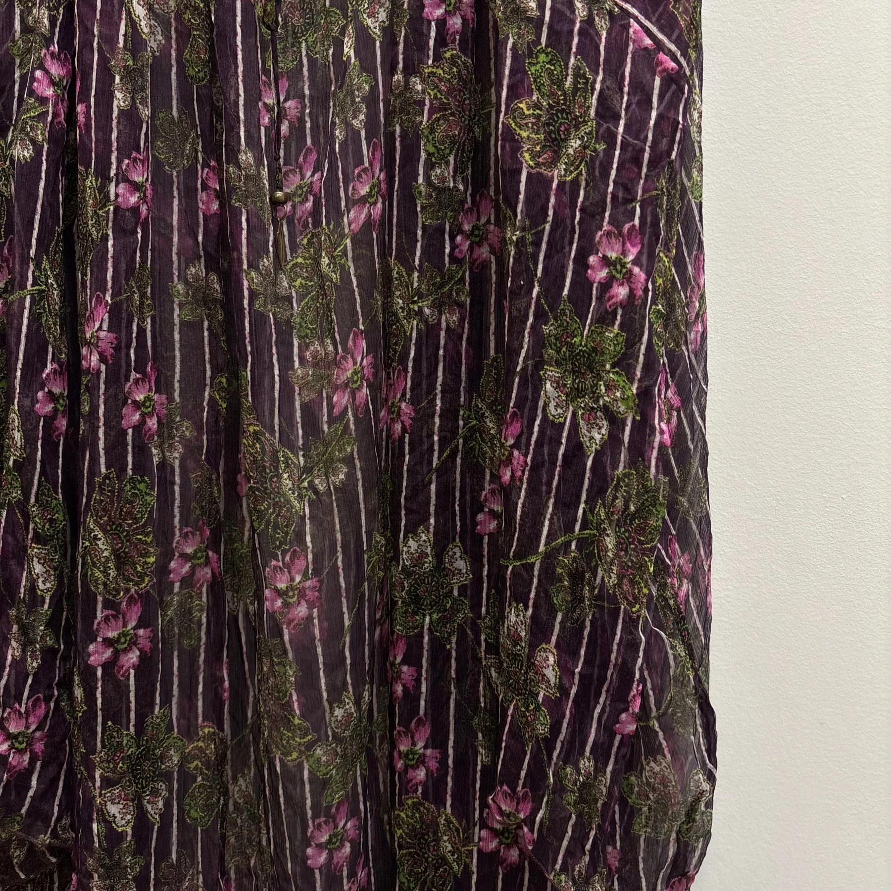 00s Jean Paul Gaultier Soleil Sheer Floral Cover Up Dress - Image 6