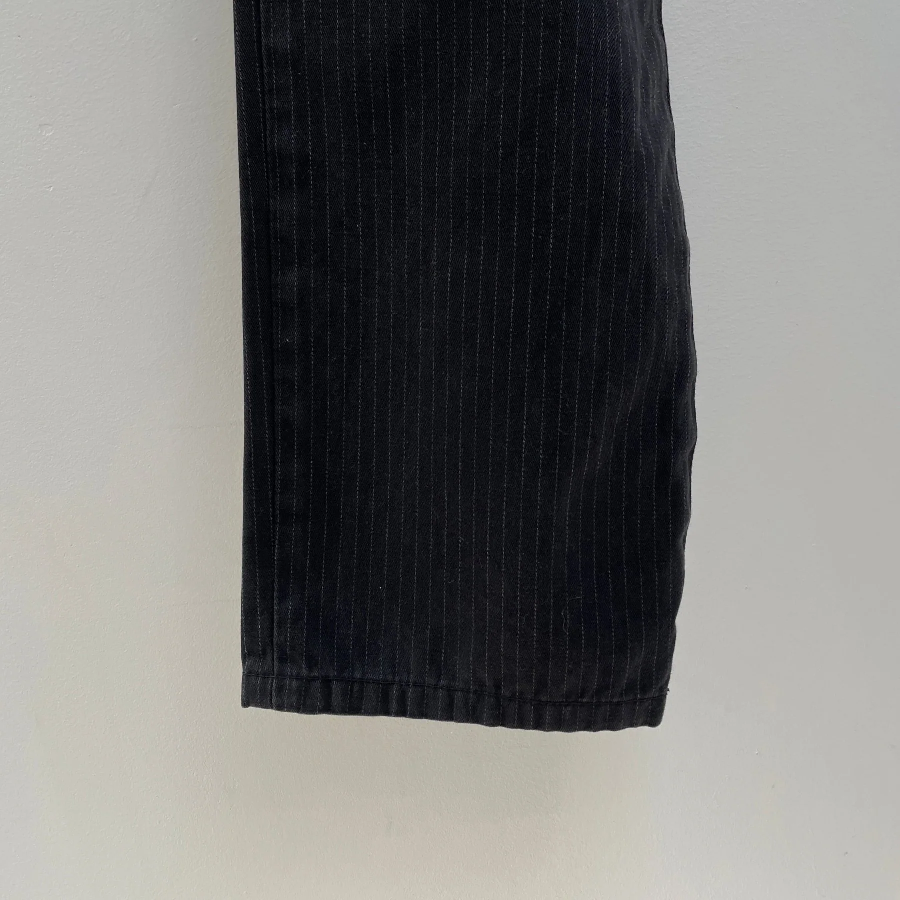 00s Jean Paul Gaultier Striped Straight Leg Jeans - Image 7