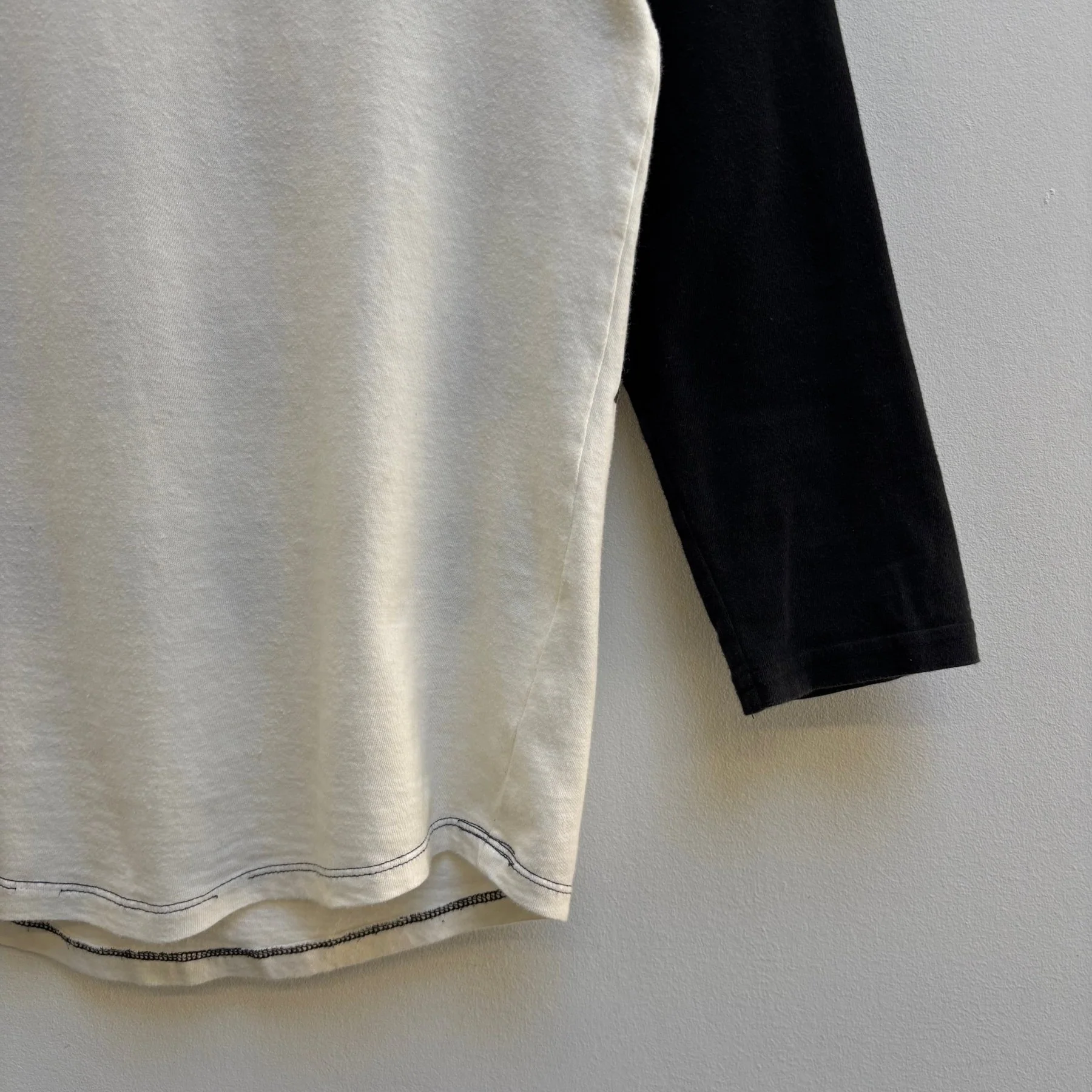 00s Katharine Hamnett Back Graphic Half Sleeve Top - Image 4