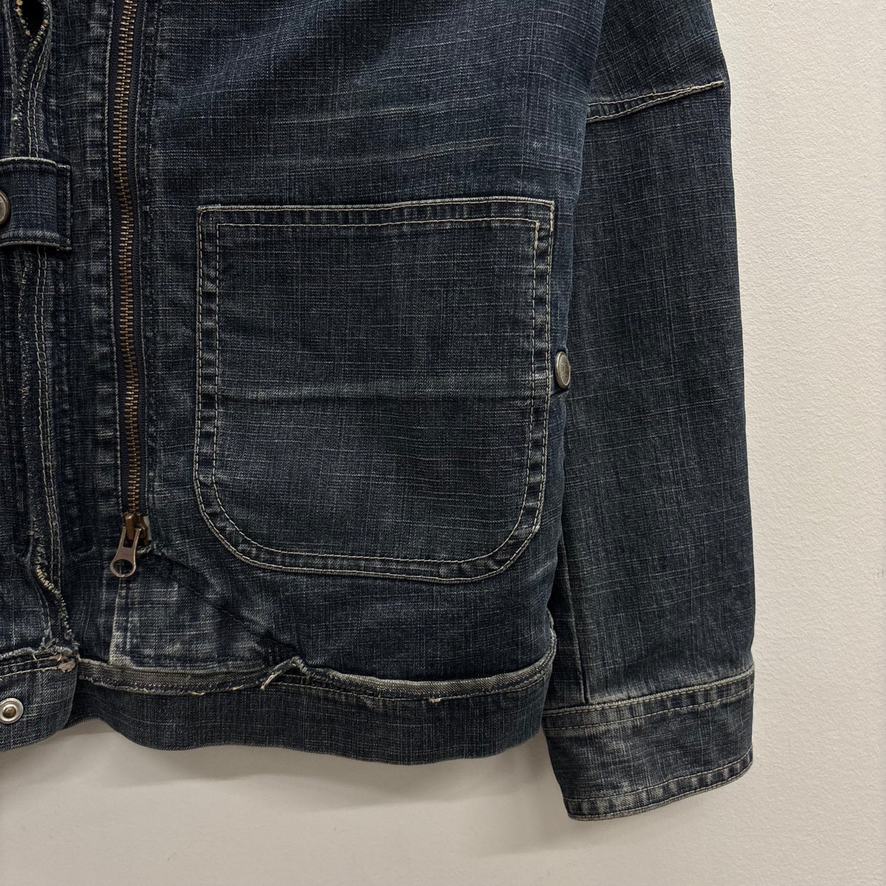 00s Marithé Francois Girbaud Denim Jacket - Image 4