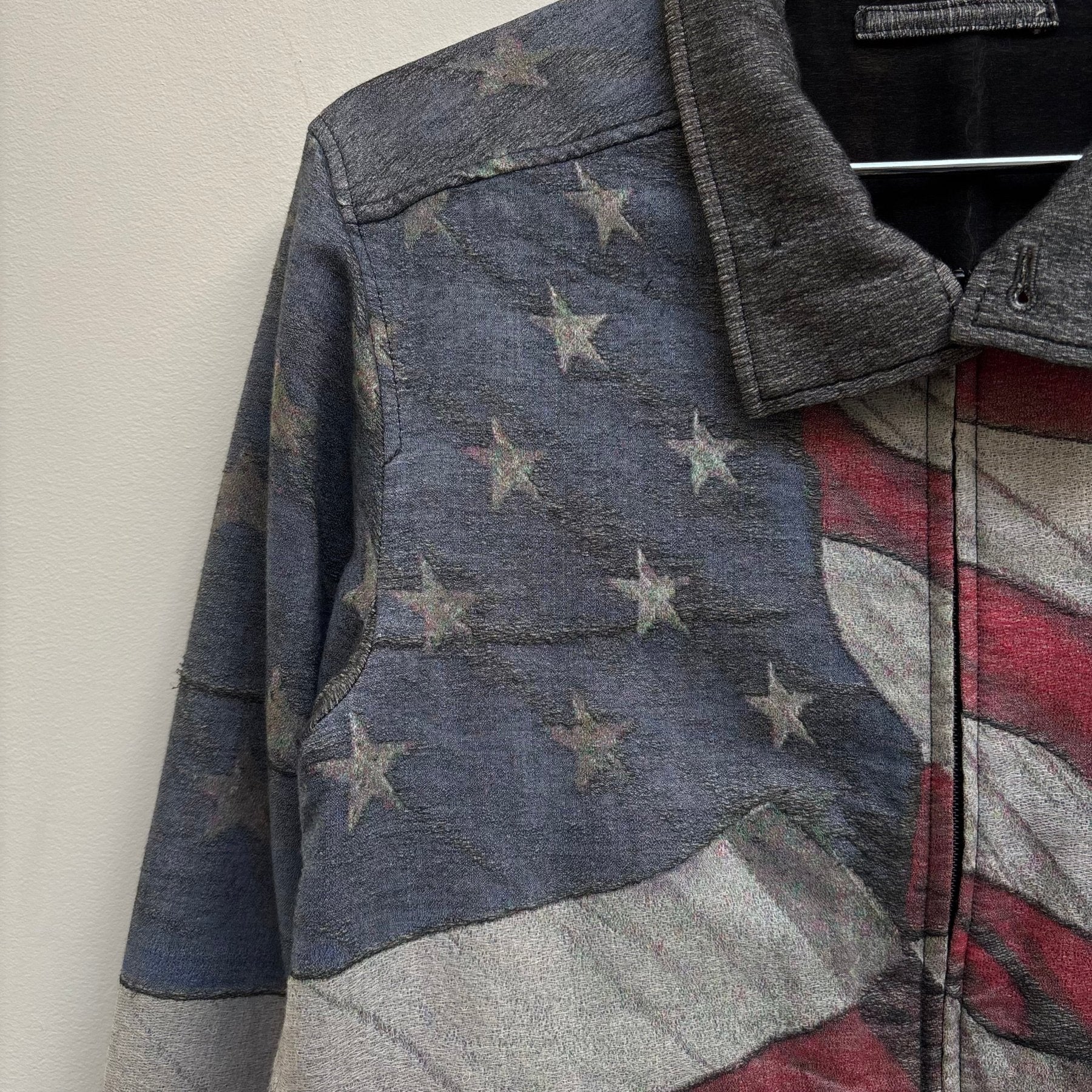 00s Mihara Yasuhiro American Flag Jacket - Image 7