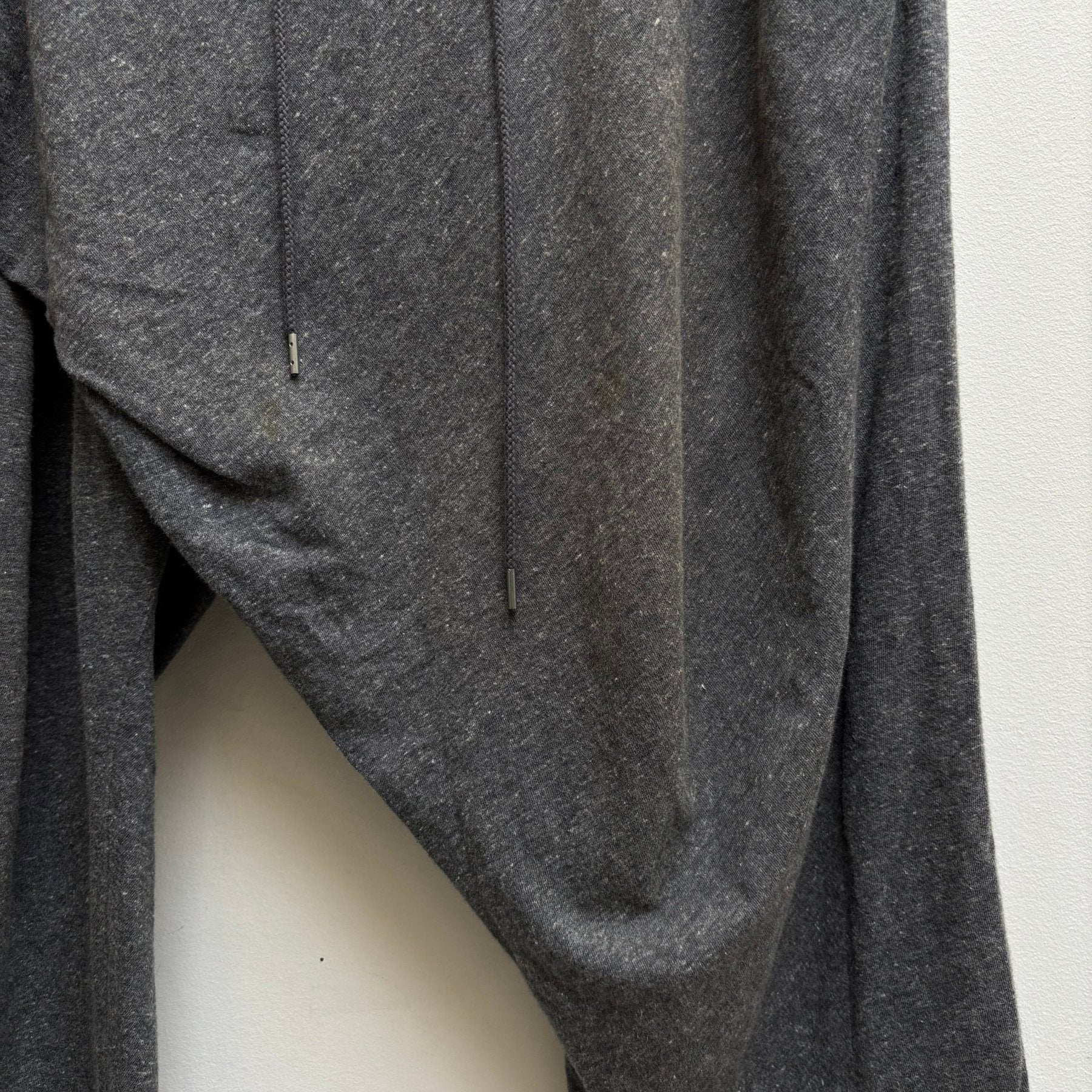 00s Mihara Yasuhiro Drop Crotch T-Shirt Cropped Sweats - Image 7