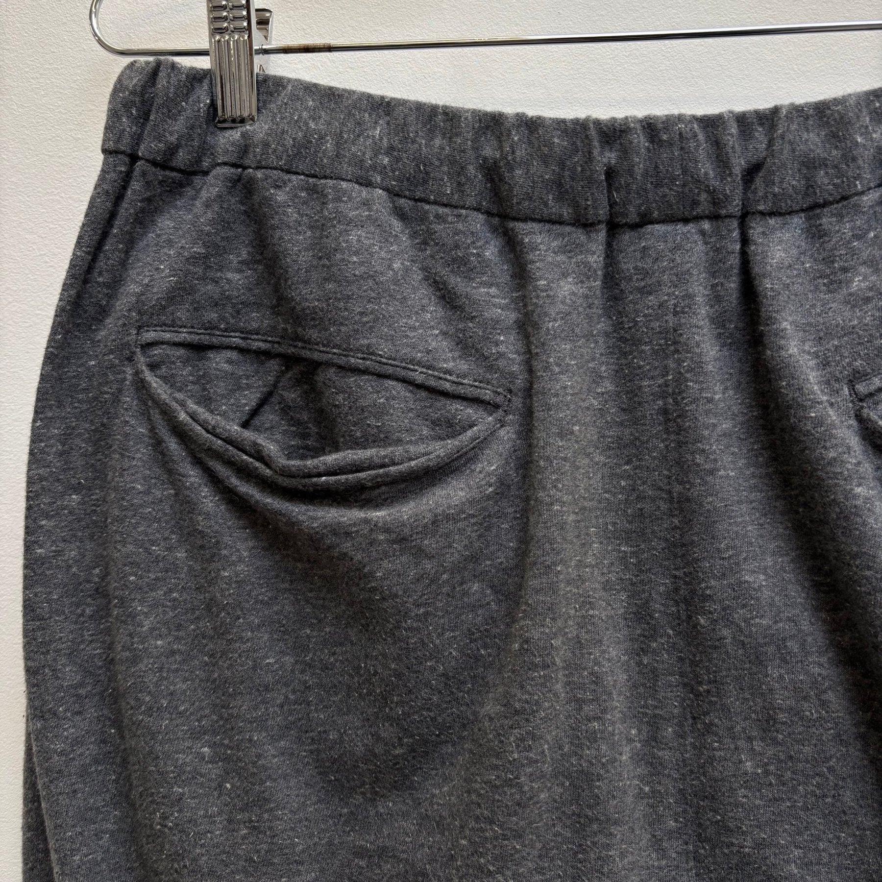 00s Mihara Yasuhiro Drop Crotch T-Shirt Cropped Sweats - Image 9