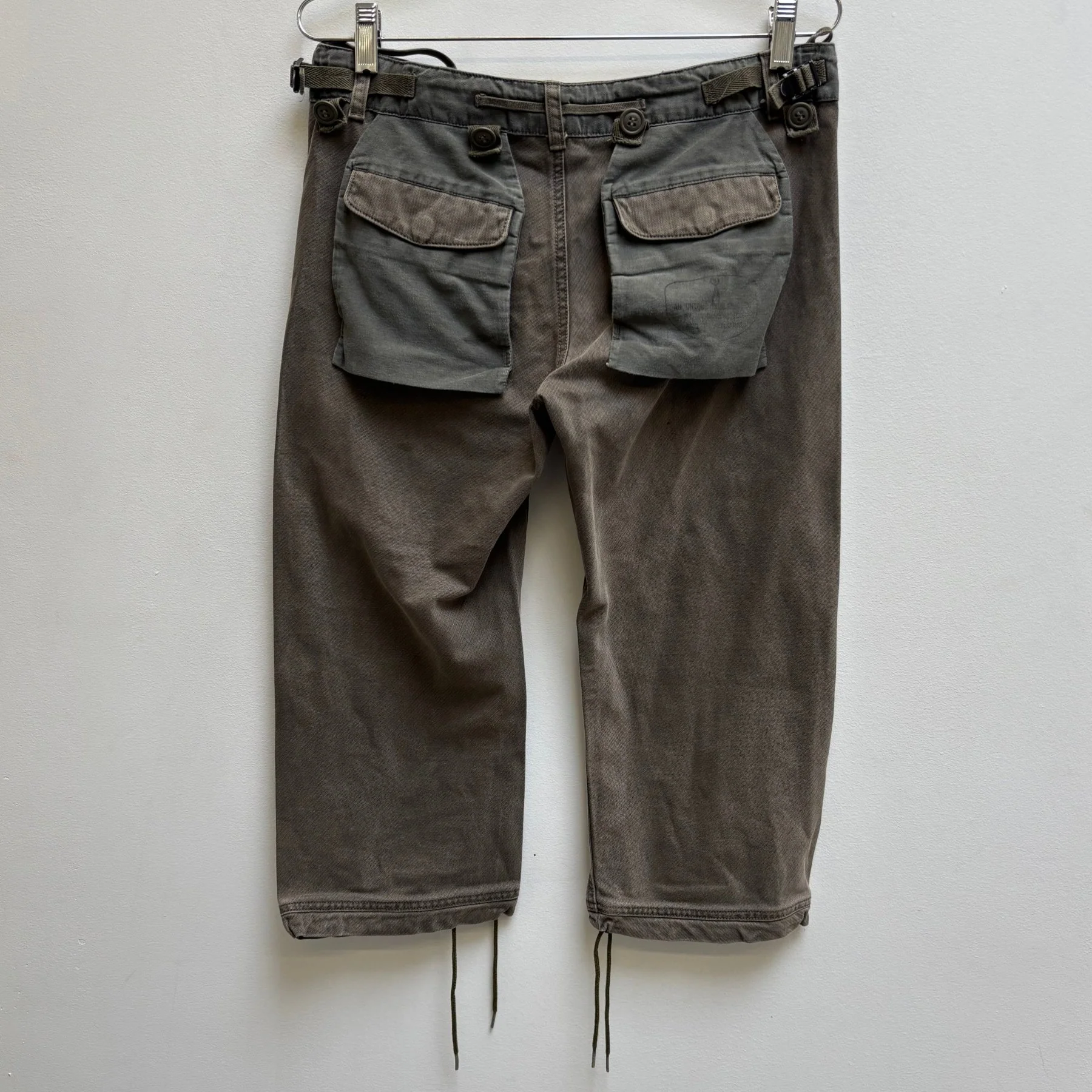00s Mihara Yasuhiro Military Cargo Shorts - Image 2