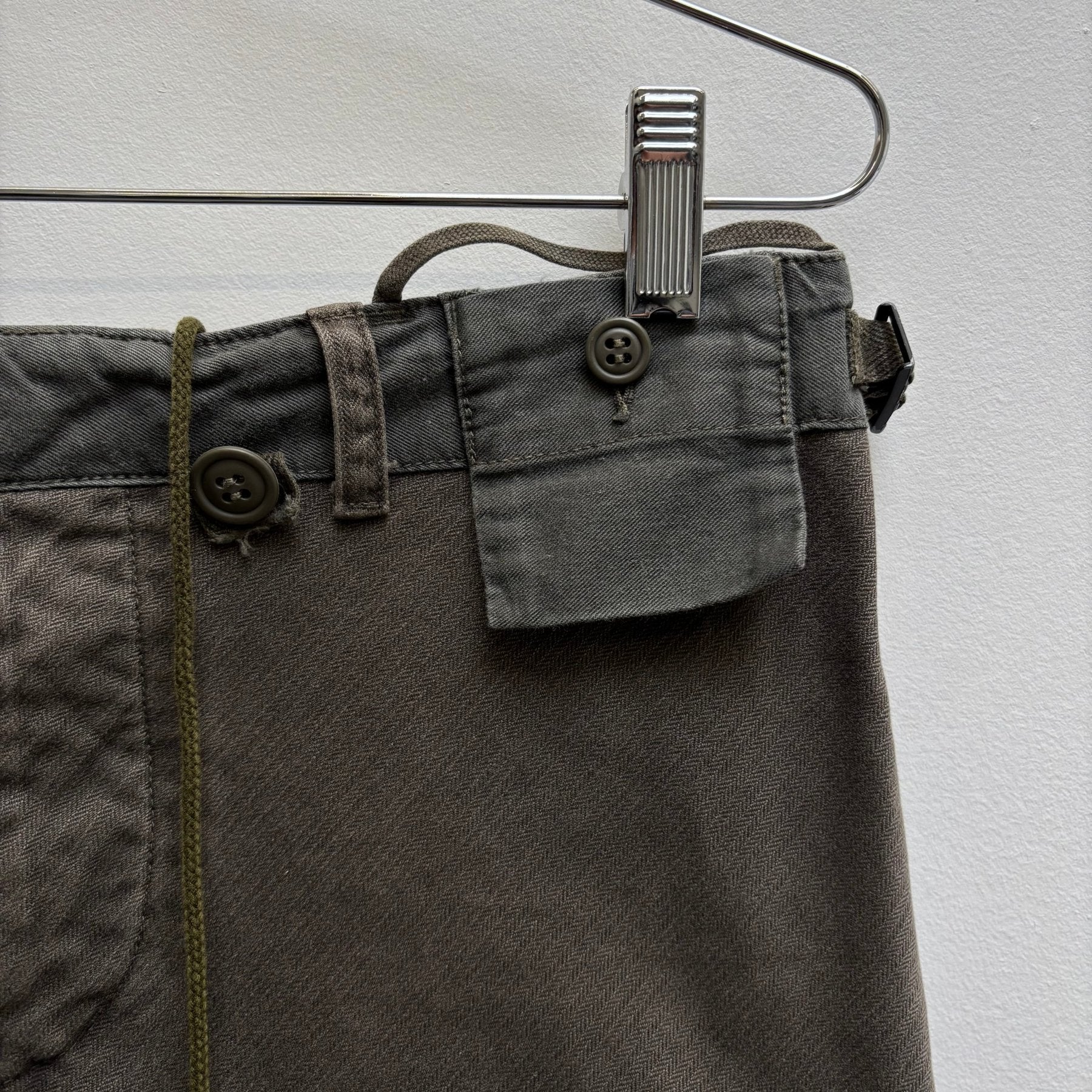 00s Mihara Yasuhiro Military Cargo Shorts - Image 4