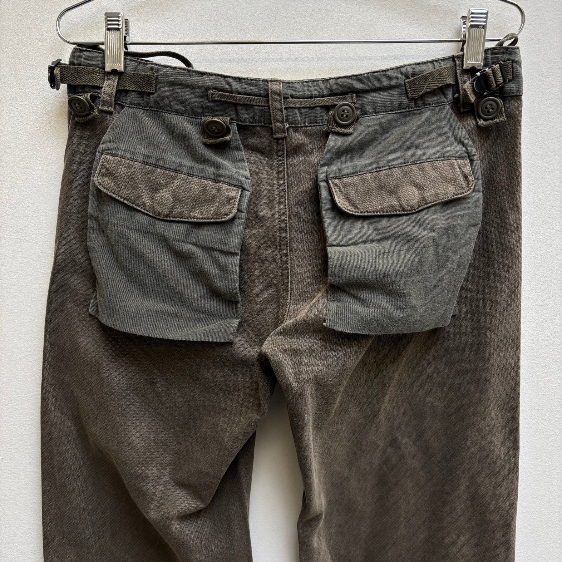 00s Mihara Yasuhiro Military Cargo Shorts - Image 7