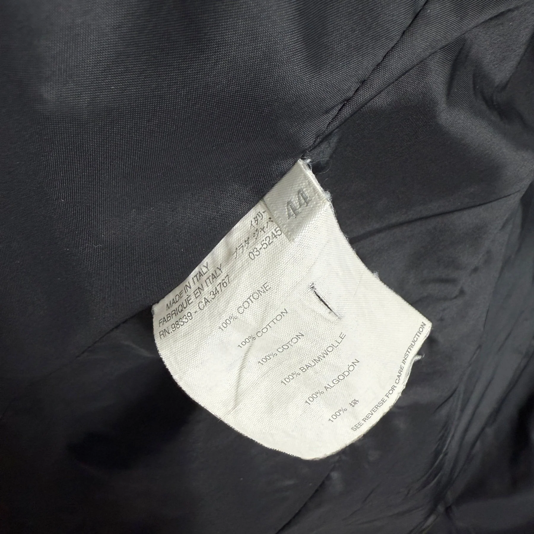 00s Miu Miu Double Layered Military Top Coat - Image 13