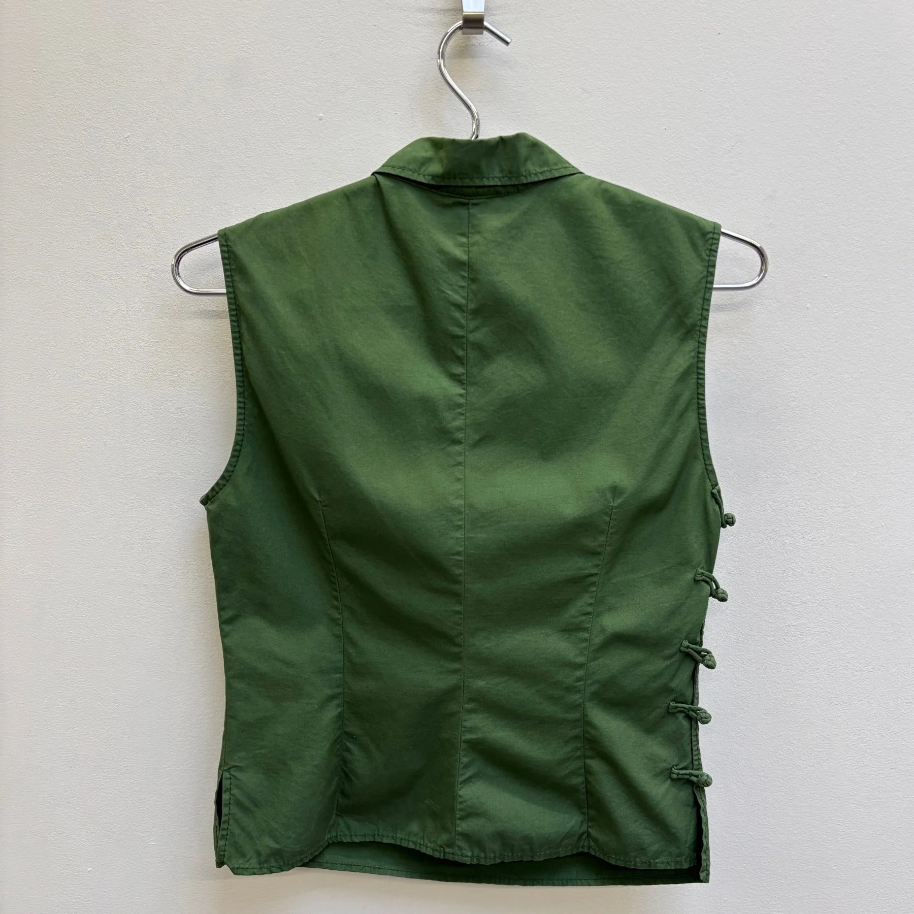 00s Miu Miu Sleeveless Wrap Top - Image 2