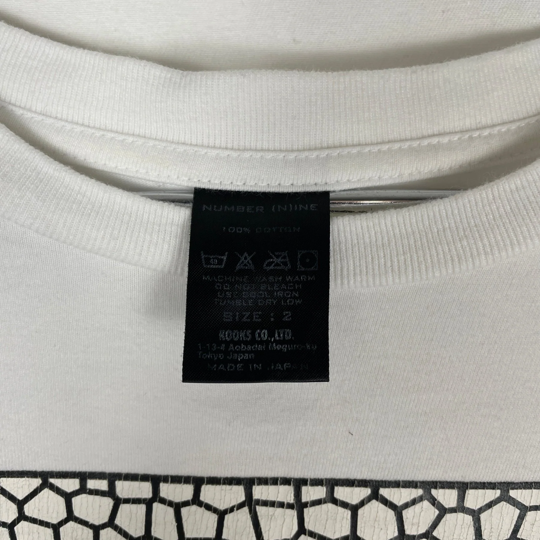 00s Number (N)ine Kurt Cobain Print Tee - Image 3