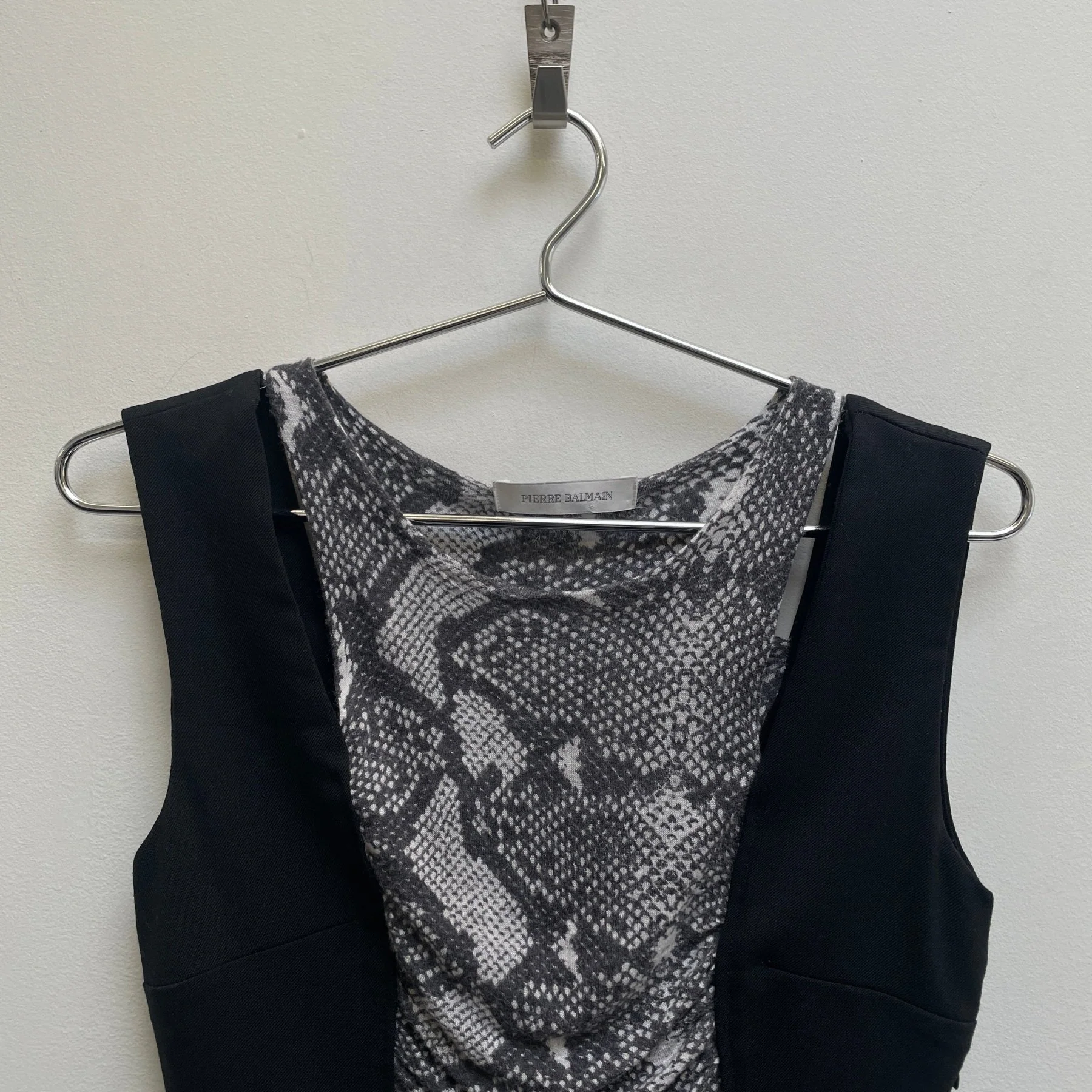 00s Pierre Balmain Snake Print Dress - Image 3