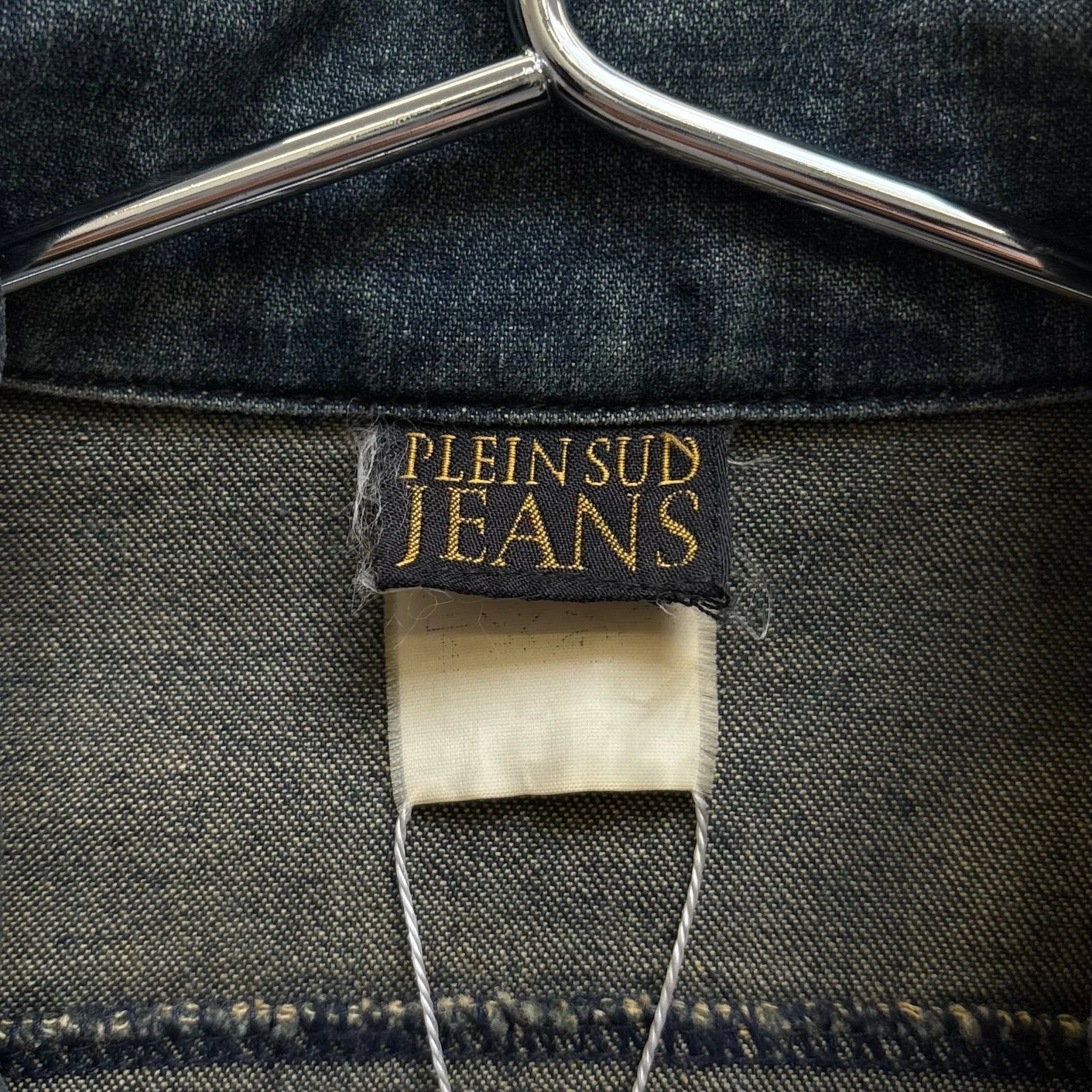 00s Plein Sud Distressed "Lee Rider" Style Denim Jacket - Image 12