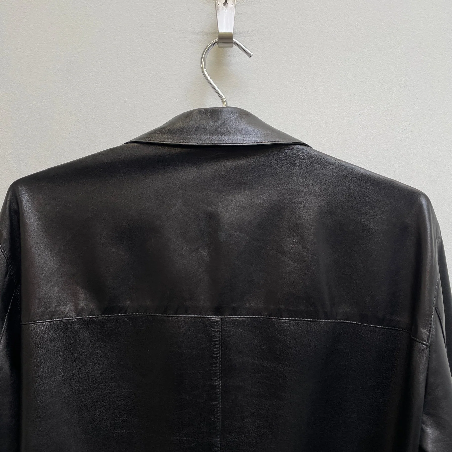 00s Prada Biker Leather Jacket - Image 7