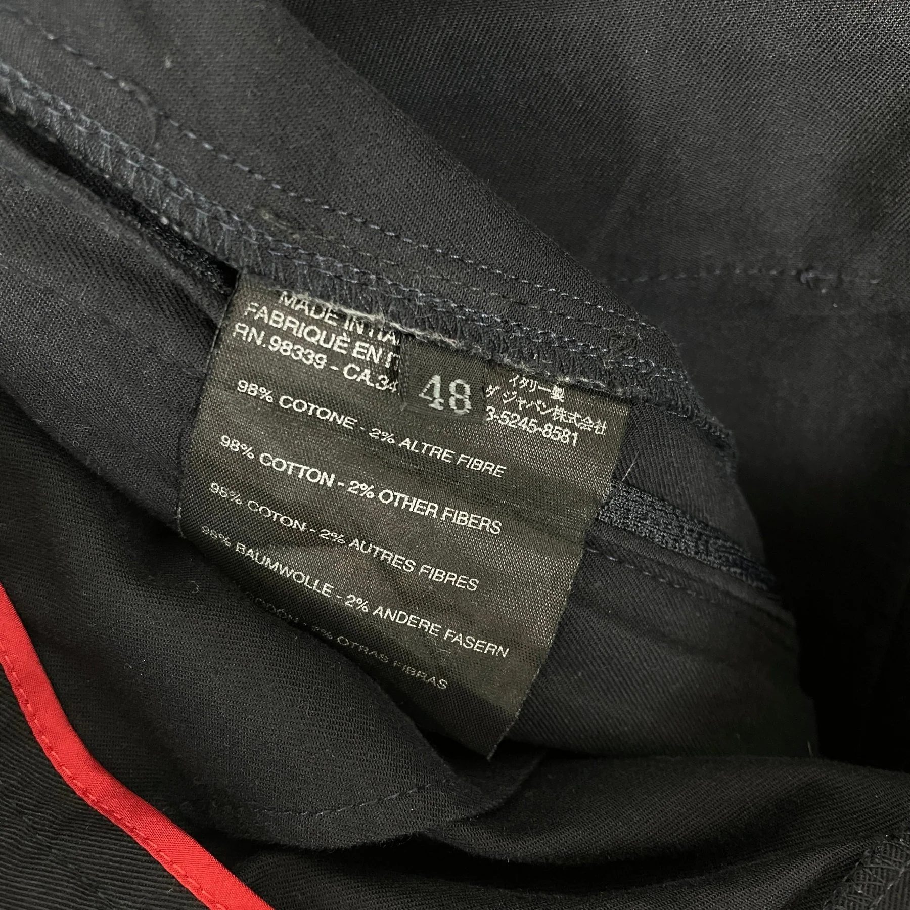 00s Prada Chino Trousers - Image 9