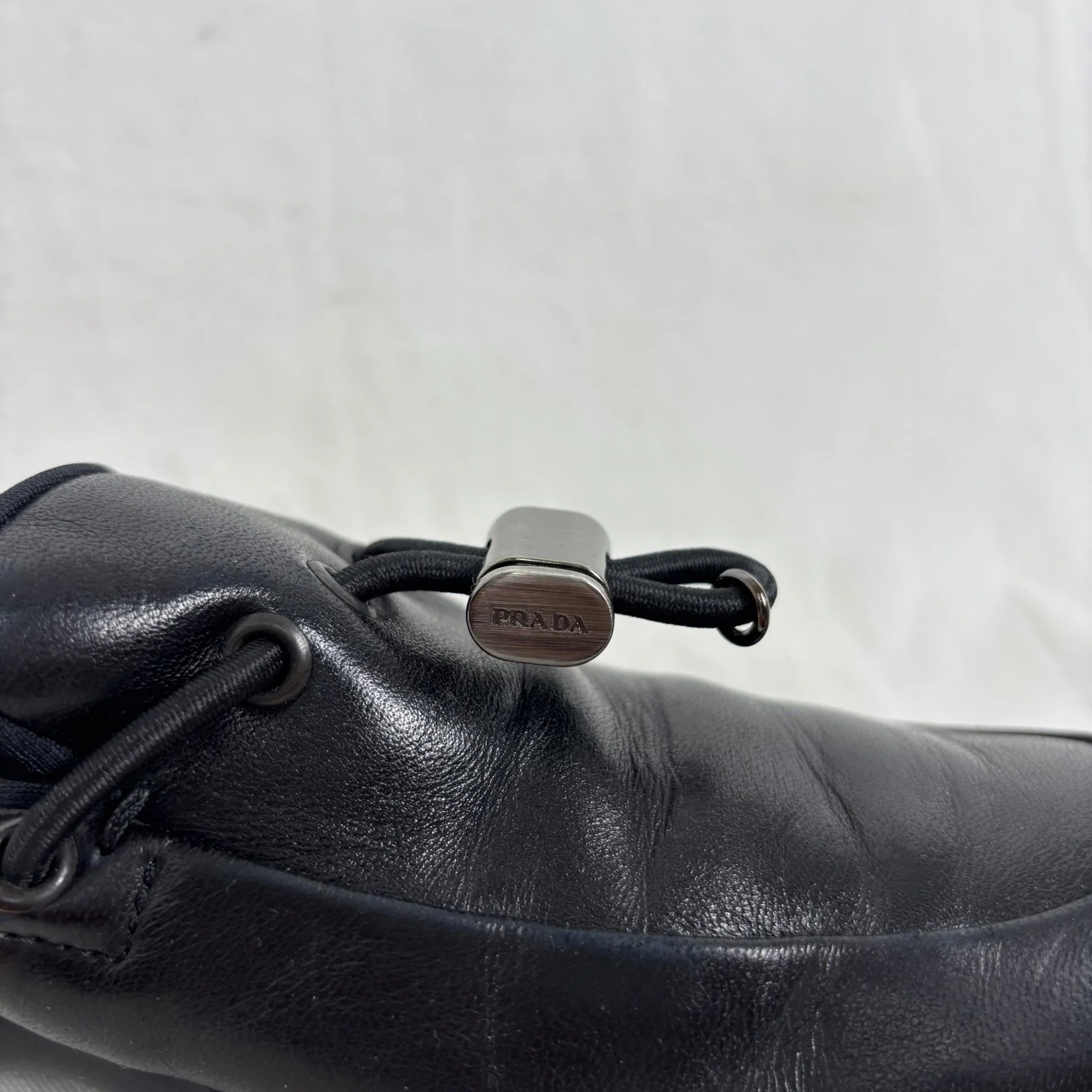 00s Prada Leather Loafers - Image 5