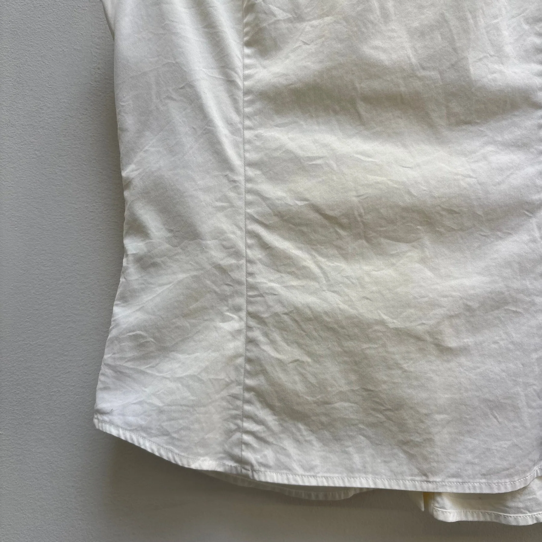 00s Prada Pleated Ruffle Tank Blouse - Image 7