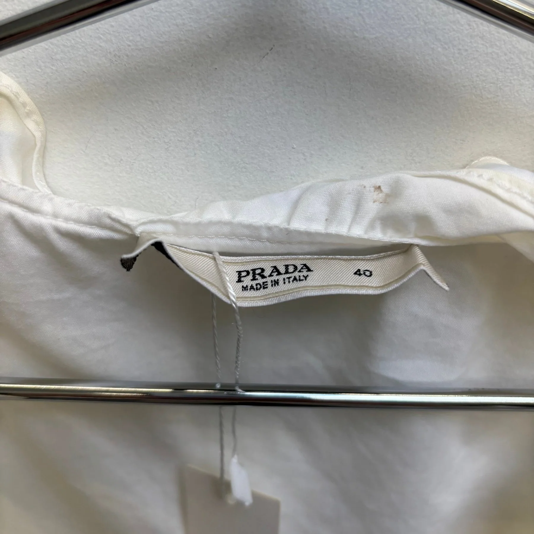 00s Prada Pleated Ruffle Tank Blouse - Image 8