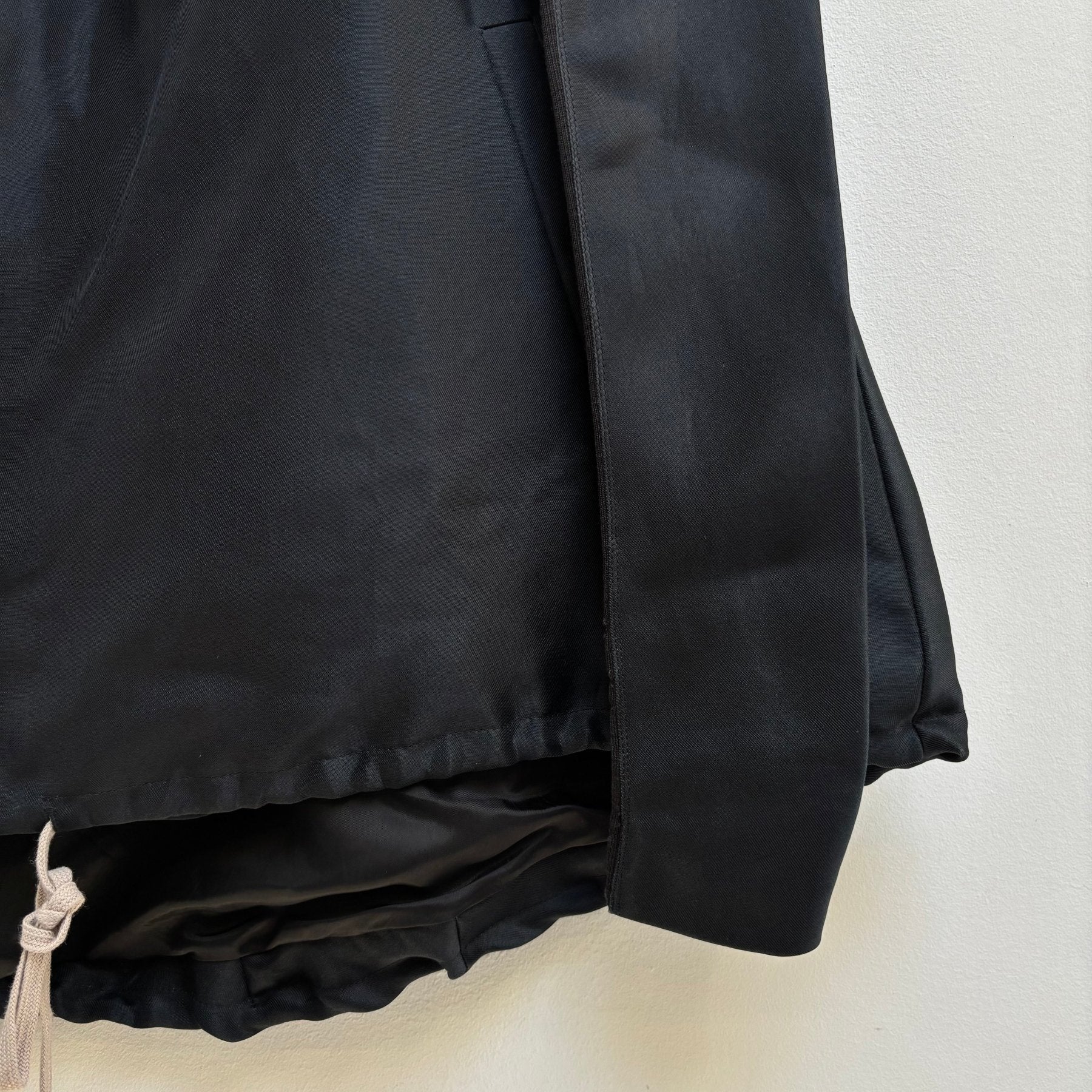 00s Rick Owens Silk Drop Neck Jacket - Image 7