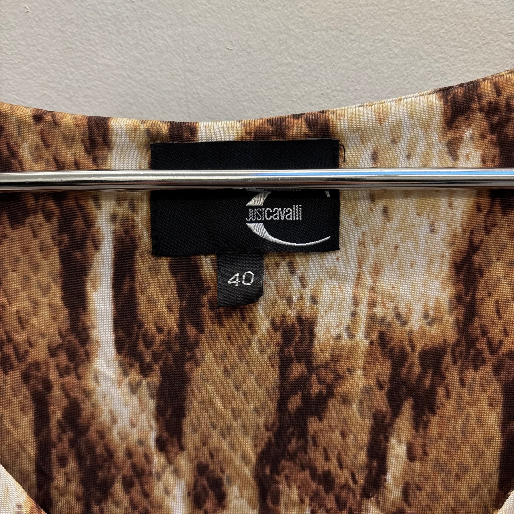 00s Roberto Cavalli Asymmetrical Animal Print Mini Dress - Image 14